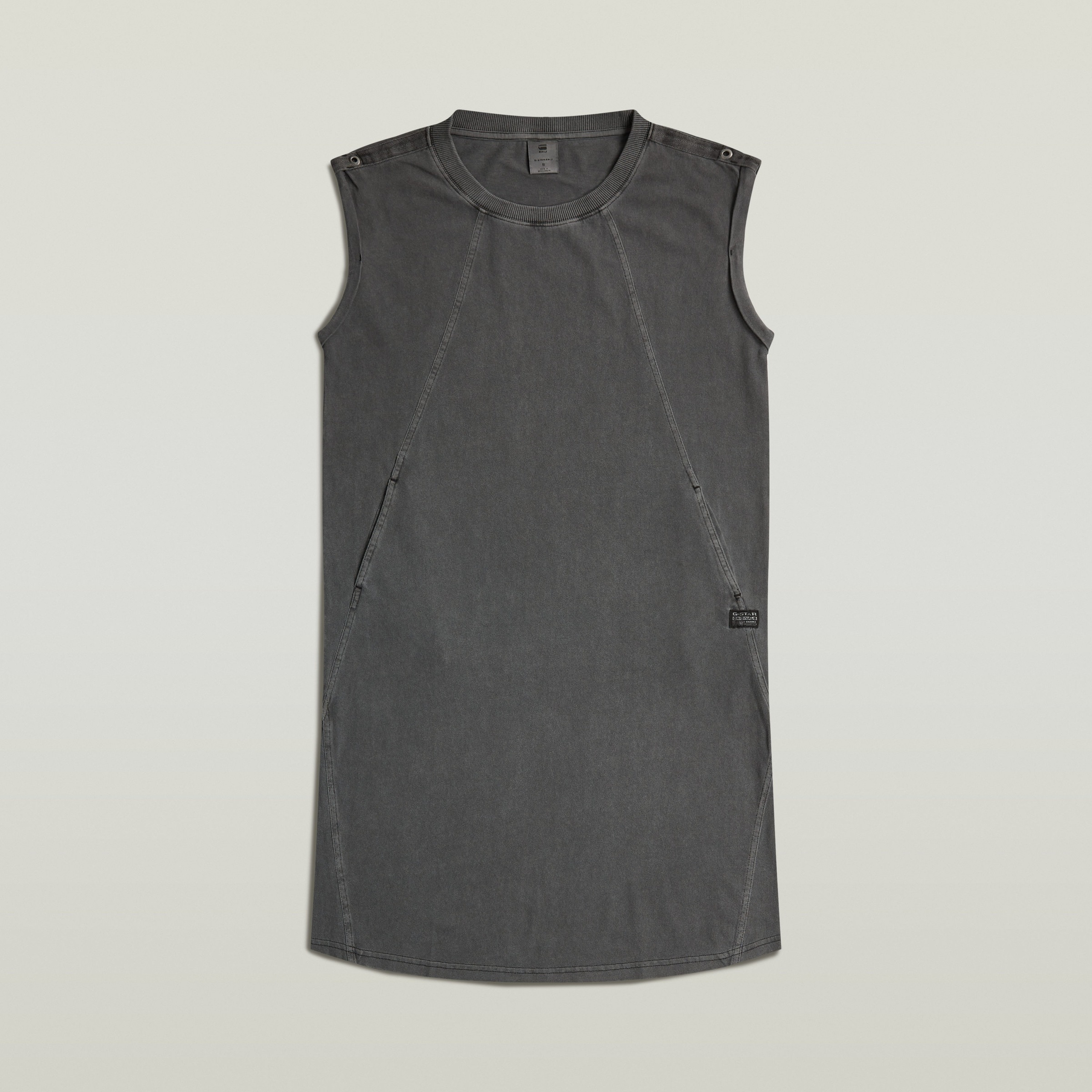 G-STAR Sommerkleid »Seam Detail Overdyed Loose Dress«, ohne Ärmel