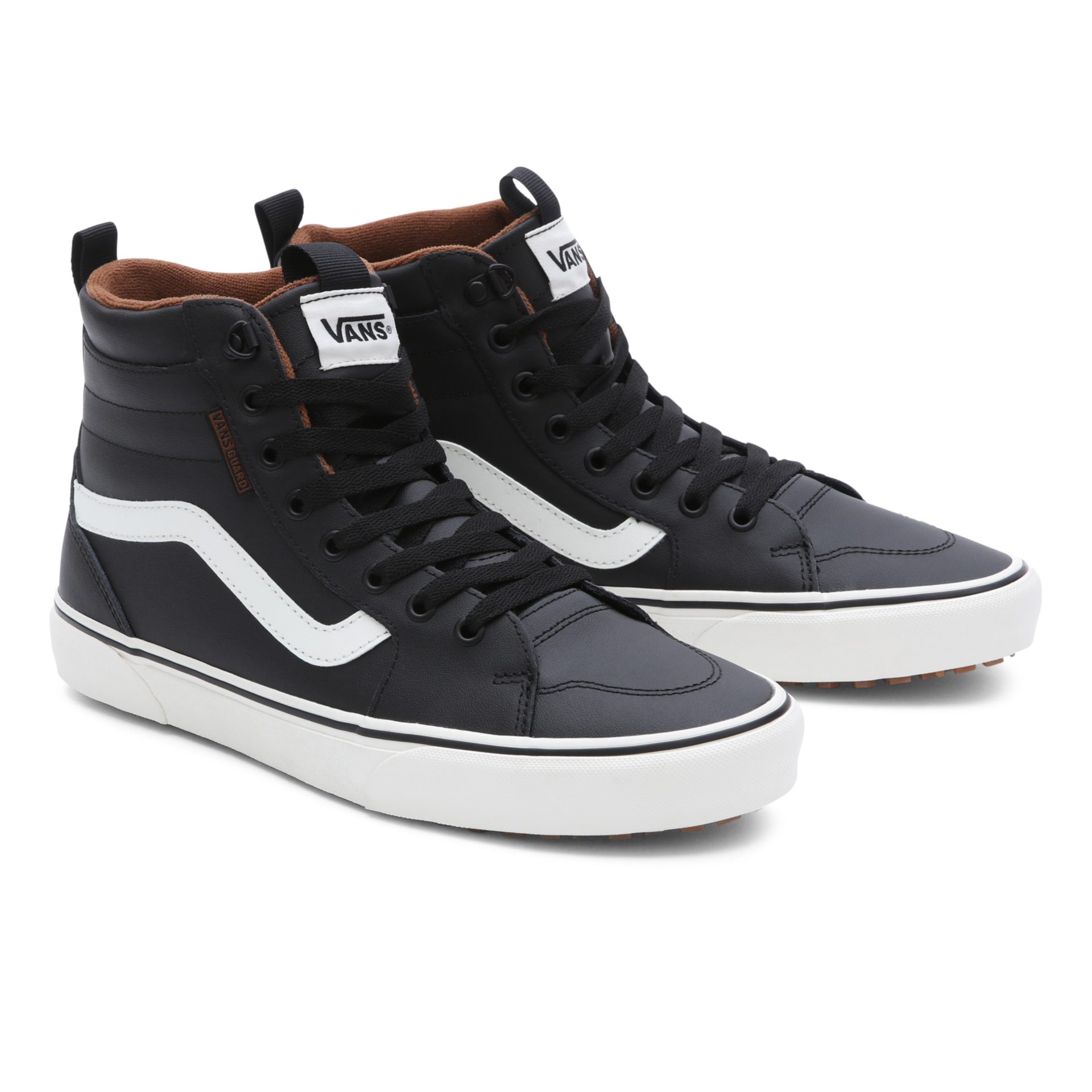 Vans Sneaker »Filmore Hi VansGuard«, mit kontrastfarbenem Logobadge an der Ferse