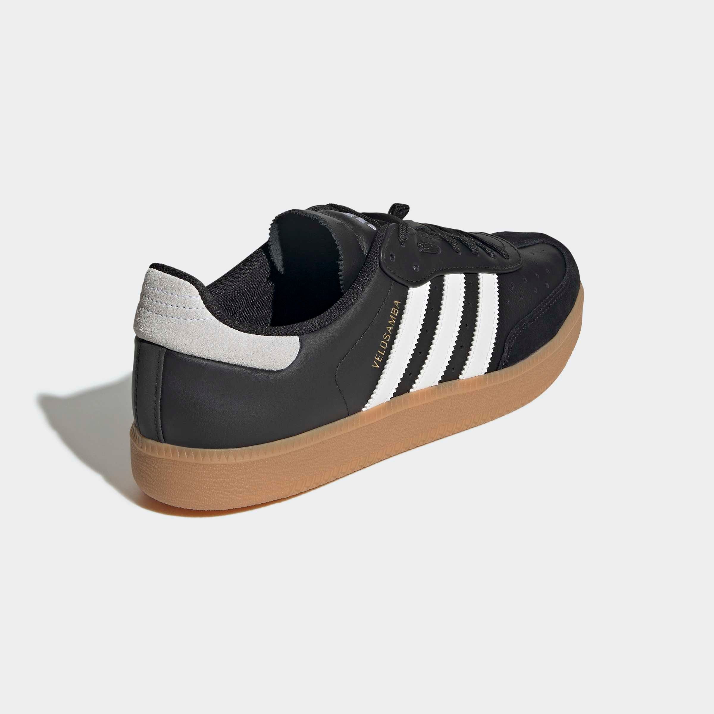 Fahrradschuh ADIDAS PERFORMANCE "VELOSAMBA LEATHER" Gr. 44, cschwarz, ftwwht, goldmt, Schuhe, Damen, 44, Leder, Fahrradschuh 2
