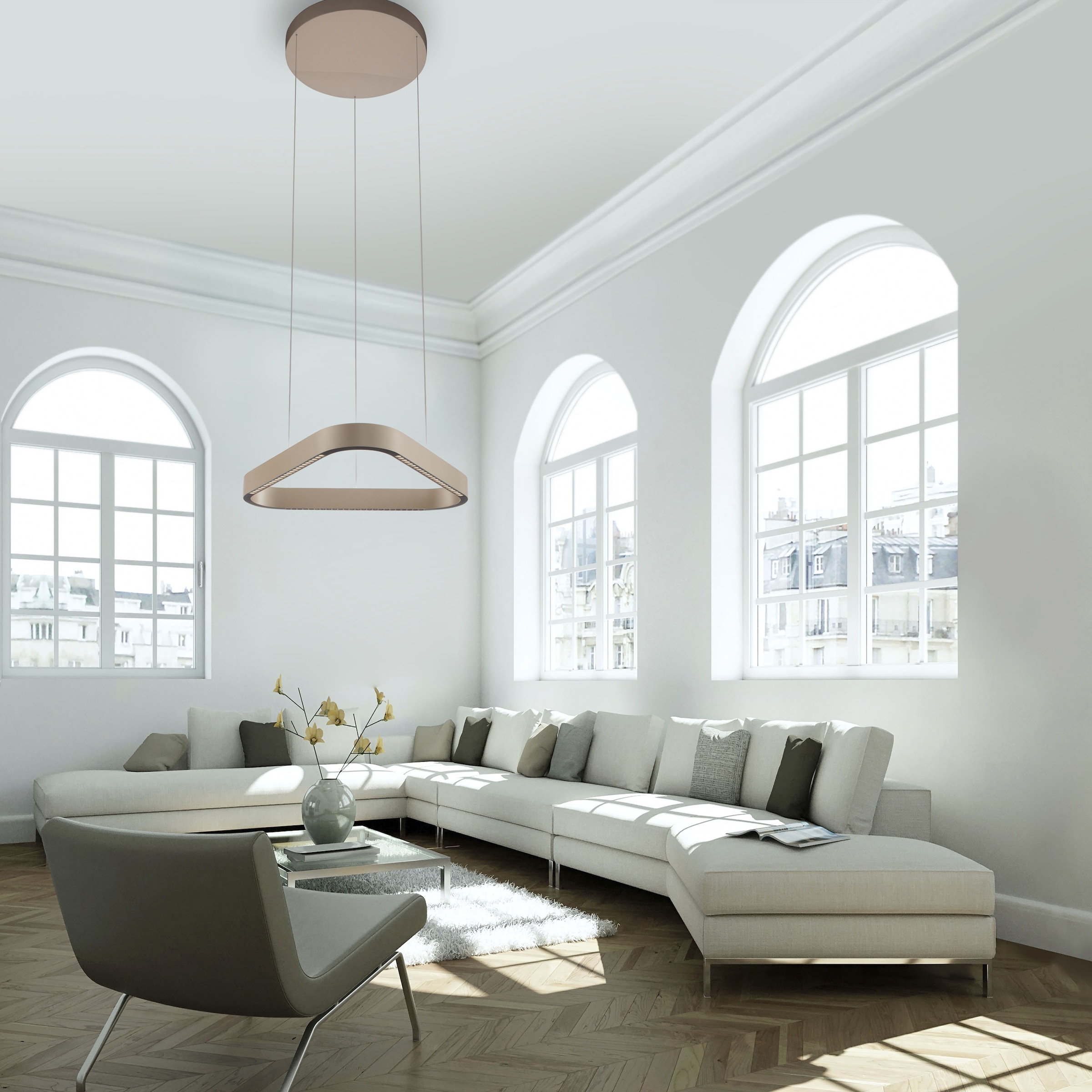 Neuhaus Q DESIGN CONTROL LIGHTS LED Pendelleuchte »Q-STRETTO« LED-Board 1 Stk. warmweiß - kaltweiß