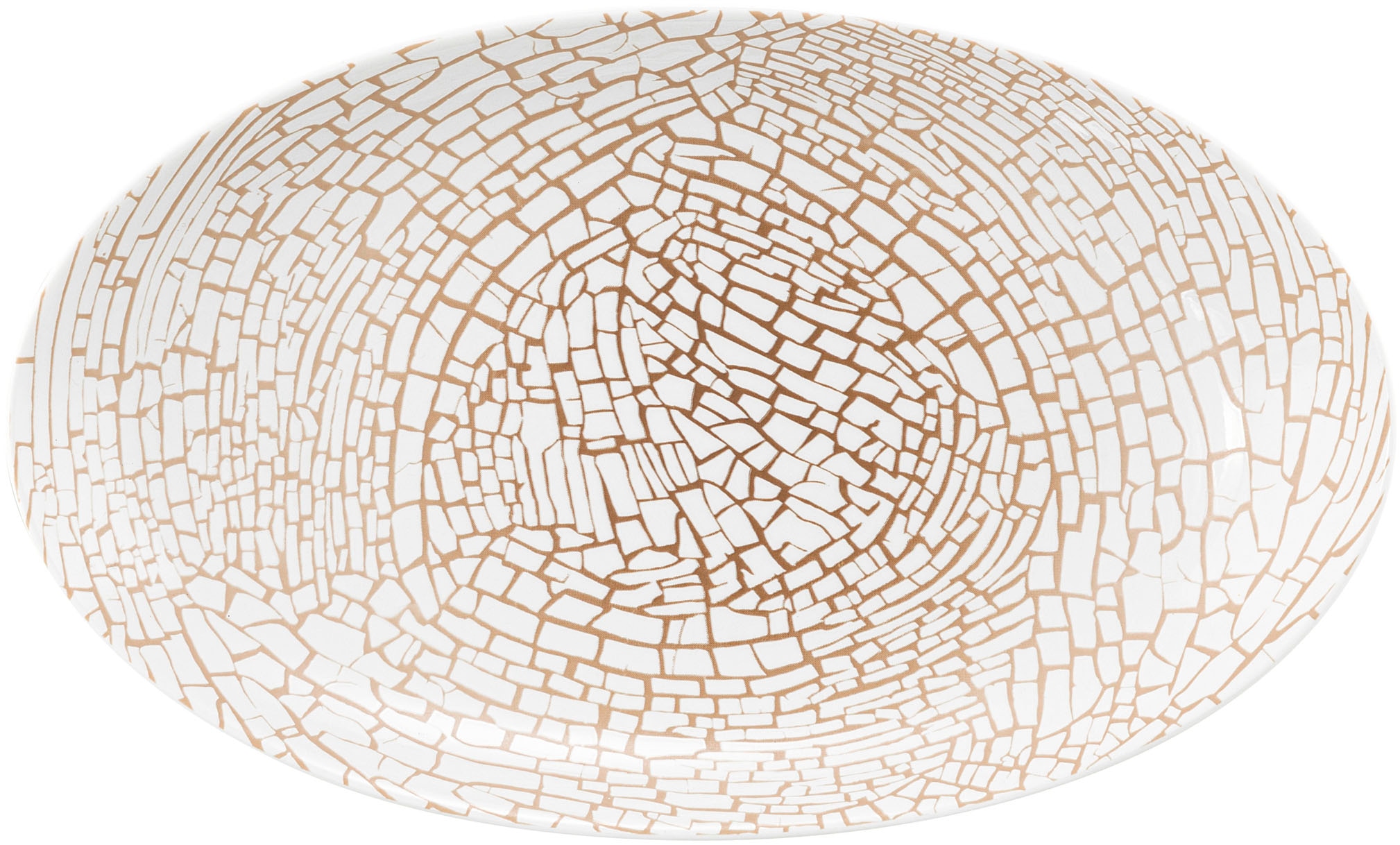 Seltmann Weiden Servierplatte "Liberty Krakelee" Platte oval