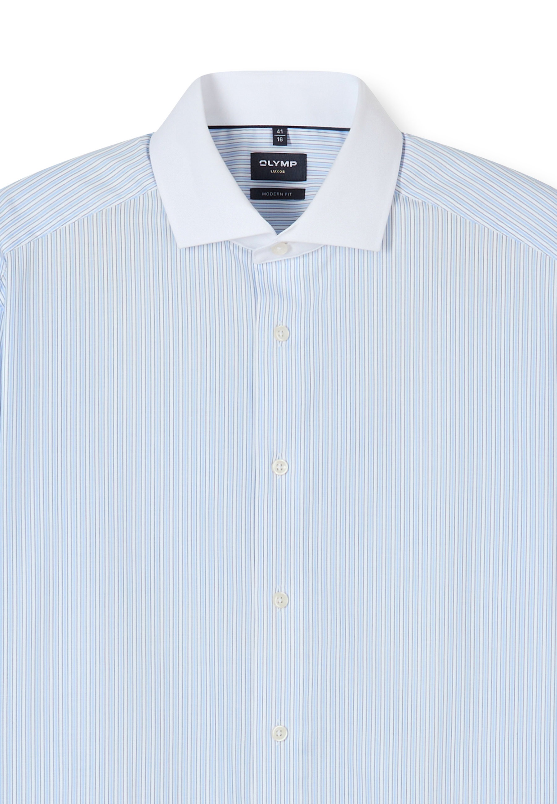 OLYMP Luxor Modern Fit Men Shirt Blue 41 2