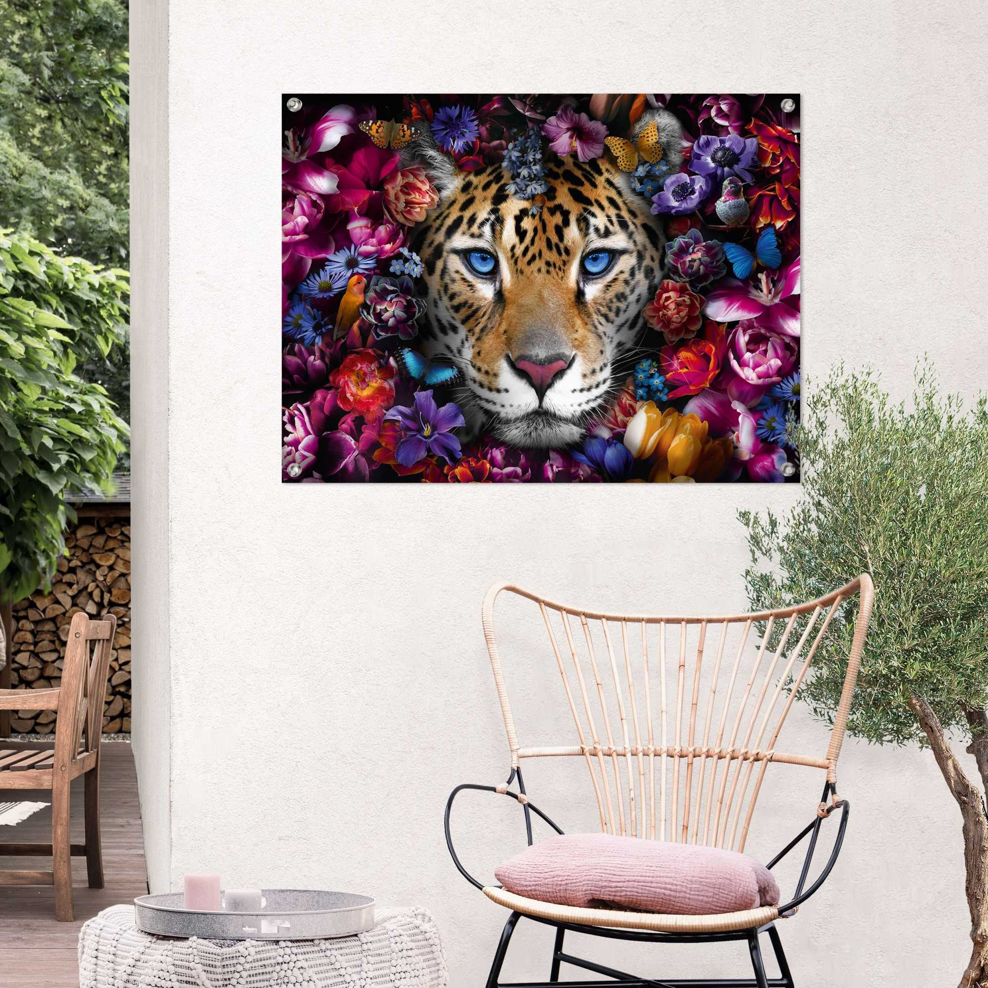 Reinders Poster "Flower Cat", Outdoor für Garten oder Balkon günstig online kaufen