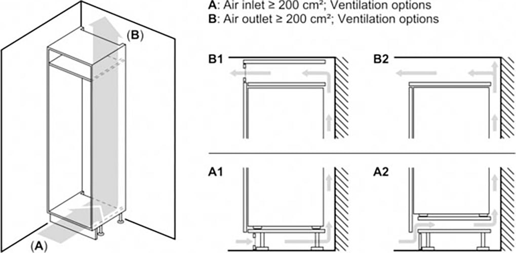 Constructa Einbaukühlschrank »CK242NSE0«, CK242NSE0, 122,1 cm hoch, 54,1 cm breit