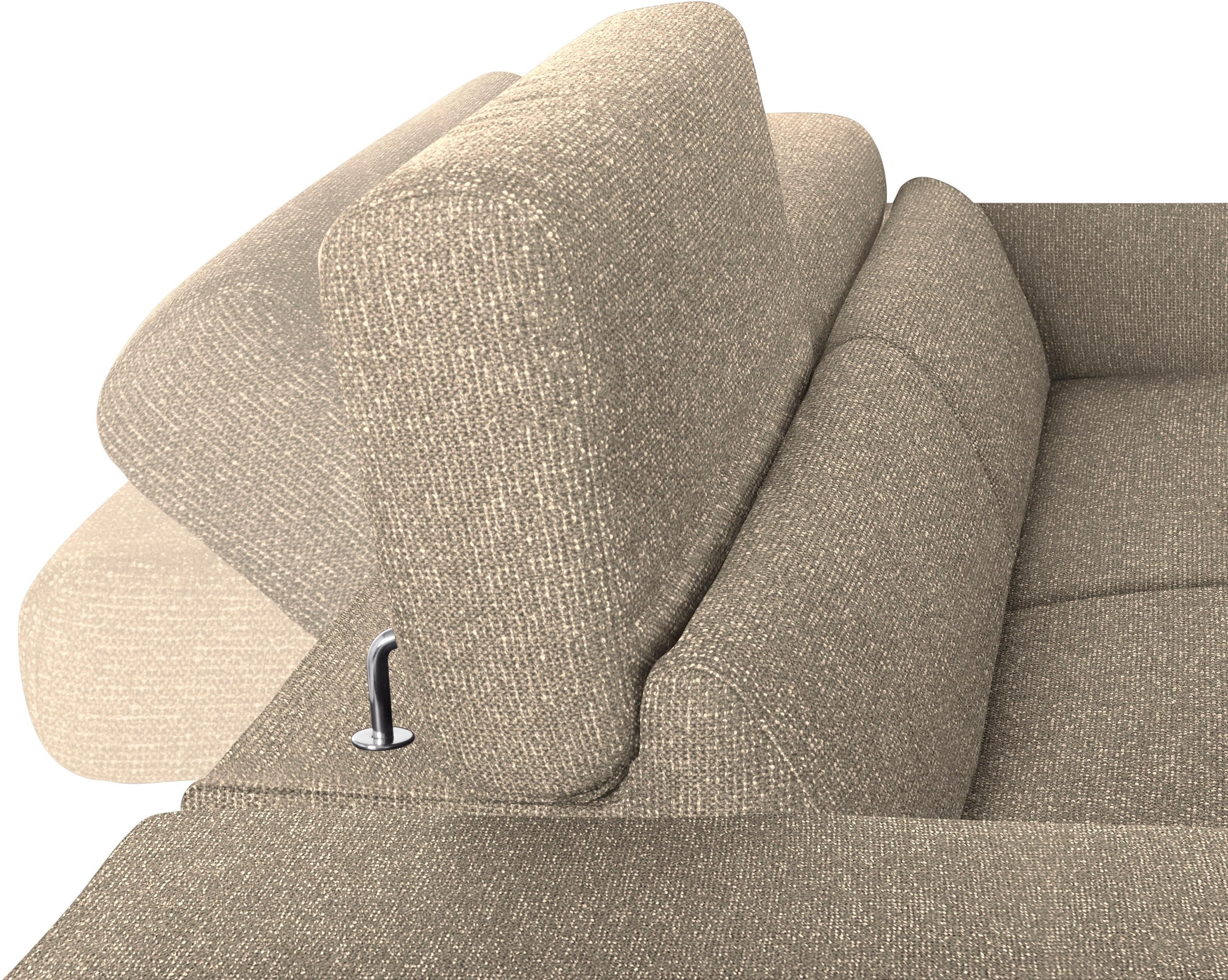 W.SCHILLIG 2-Sitzer »finn«, German Design Award 2016, Fußgestell Nussbaum natur, Breite 210 cm