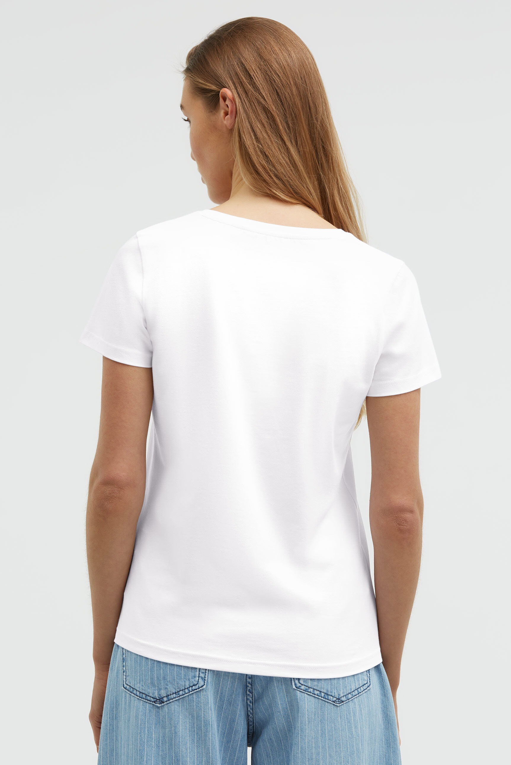 SENSES.THE LABEL Rundhalsshirt mit Baumwolle