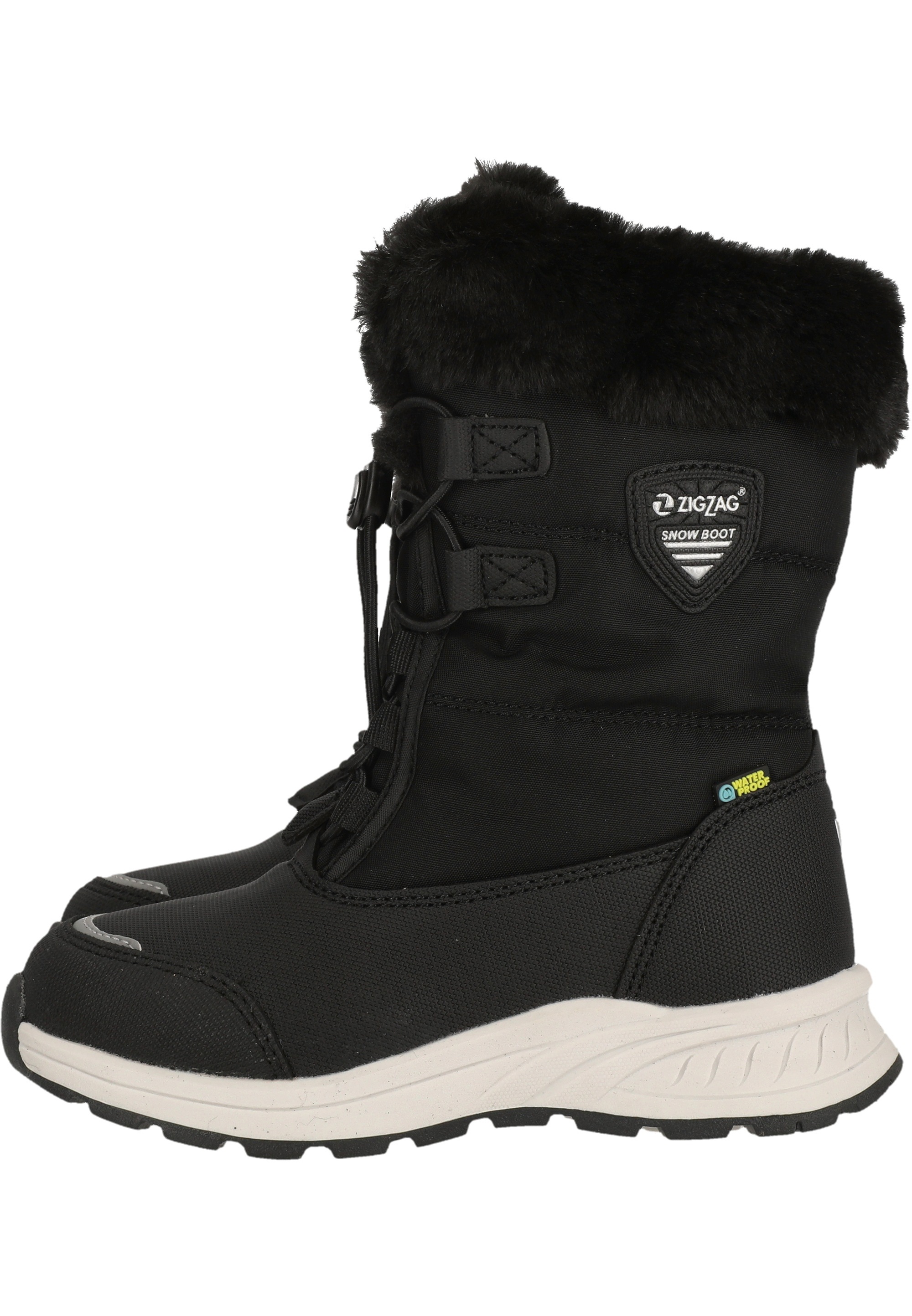 ZIGZAG Stiefel »Wesend«, mit bequemem Kunstfellbesatz und Allwetterprofil