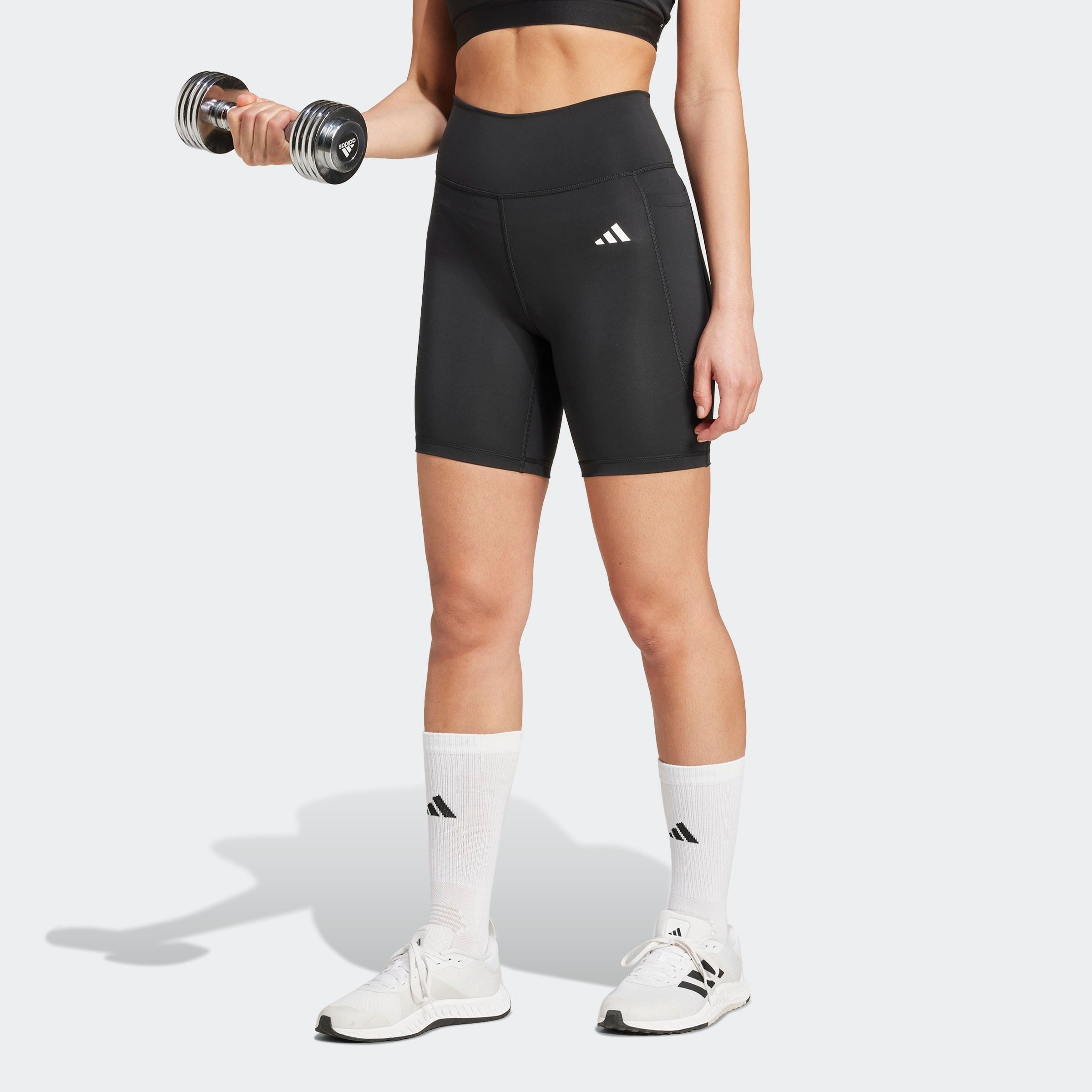 adidas Performance Shorts "OPTIMÉ ESSENTIALS KURZE LEGGINGS MIT, 18 CM" günstig online kaufen