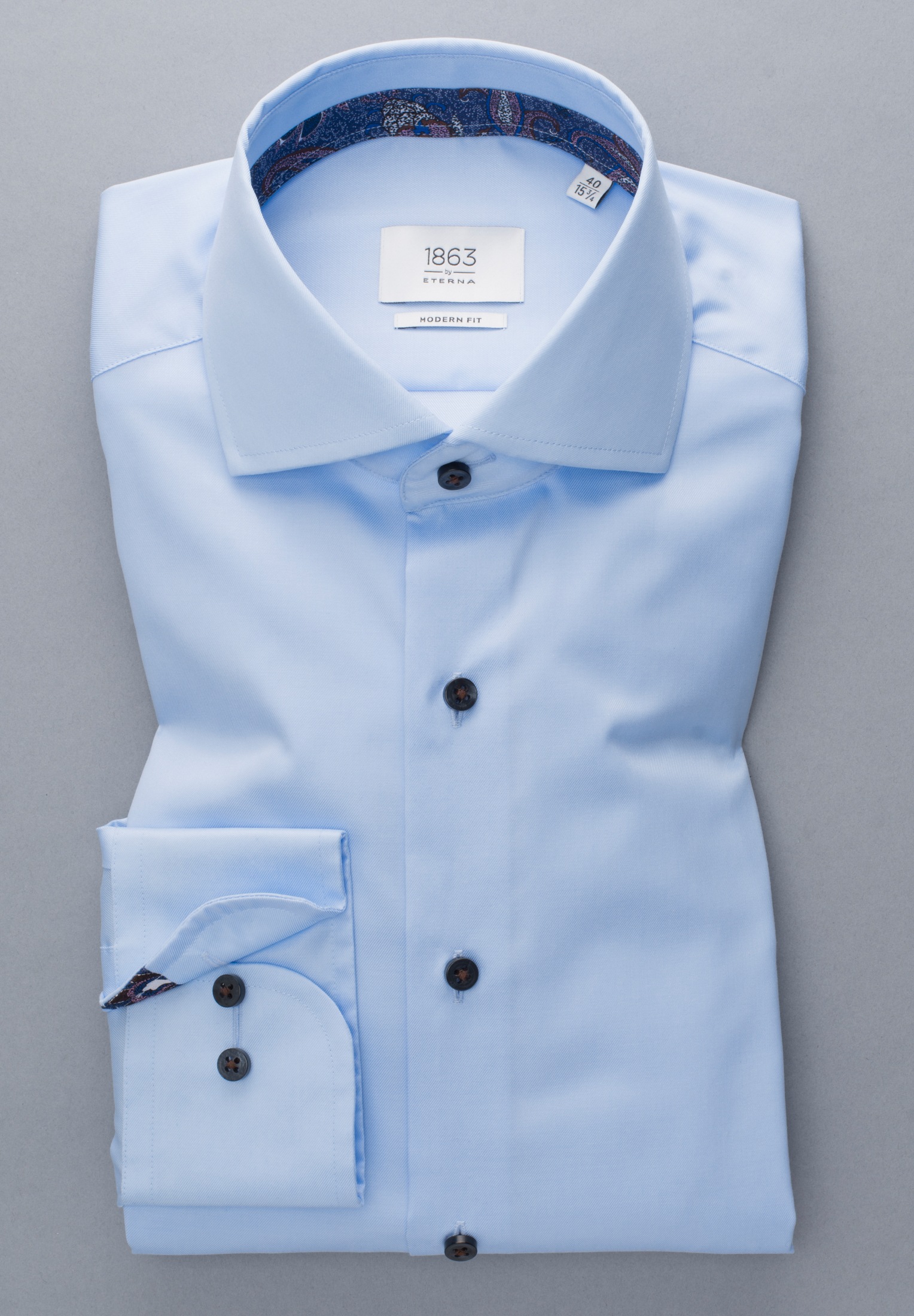 Eterna Langarmhemd »MODERN FIT«, NON IRON (bügelfrei)