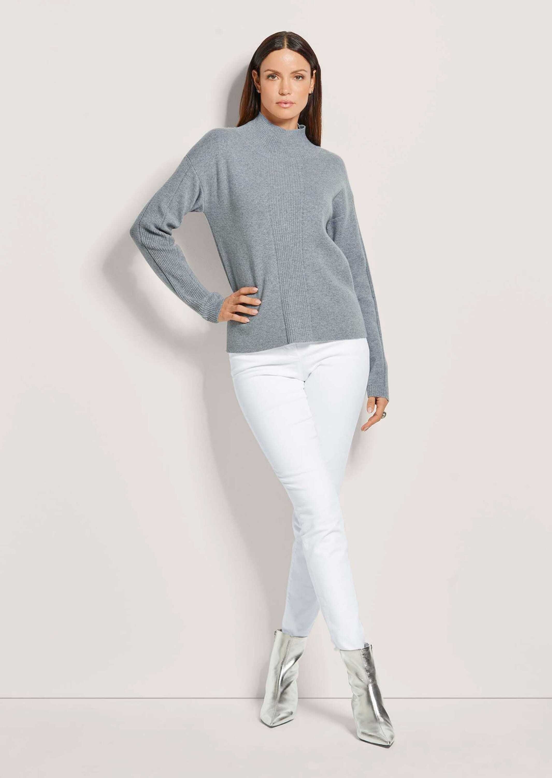 MADELEINE Longpullover "Strickpullover Kaschmir-Pullover mit Pointelle-Must günstig online kaufen