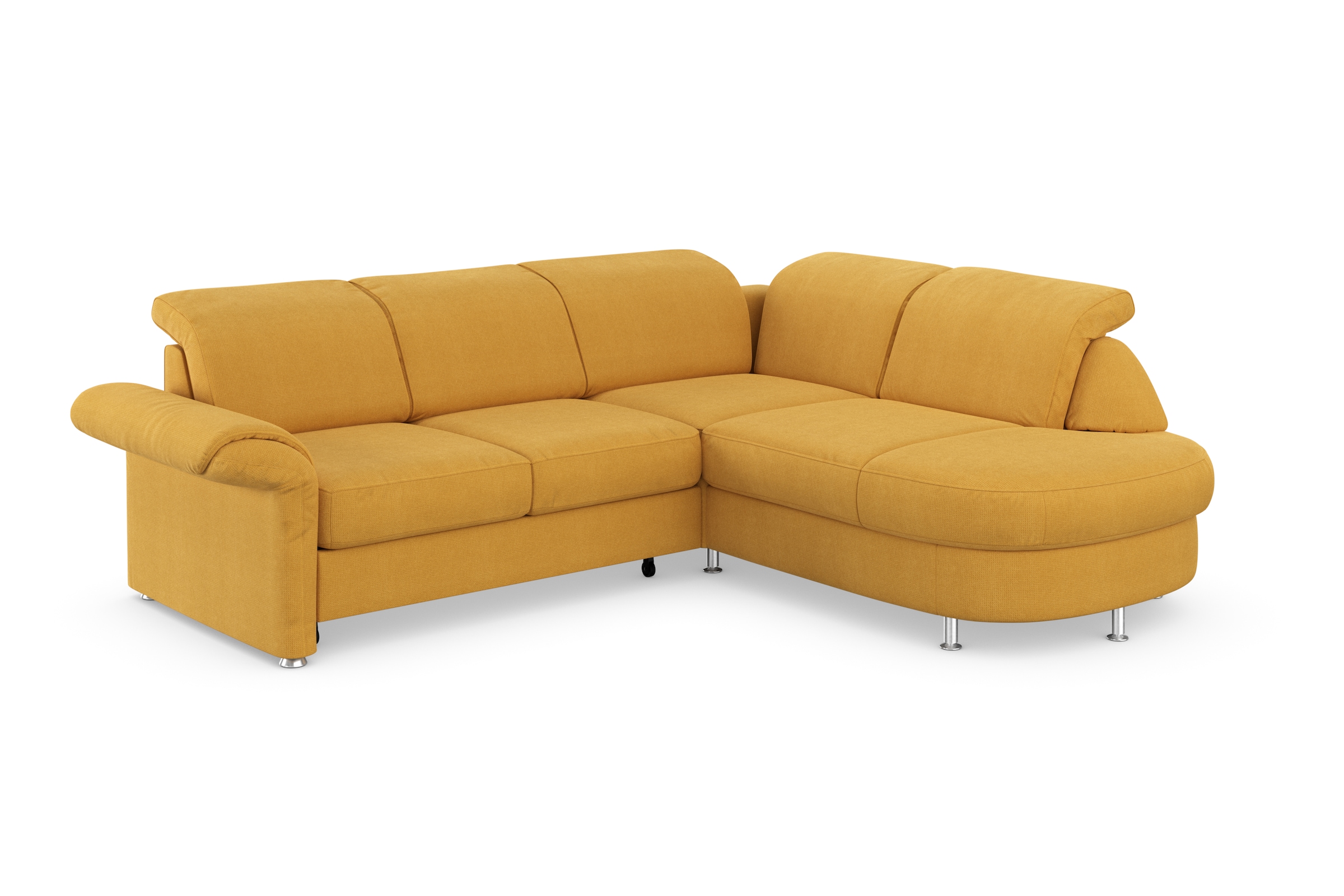 sit&more Ecksofa »Apulia L-Form«, wahlweise Bettfunktion, Bettkasten und Kopf- und Armteilverstellung
