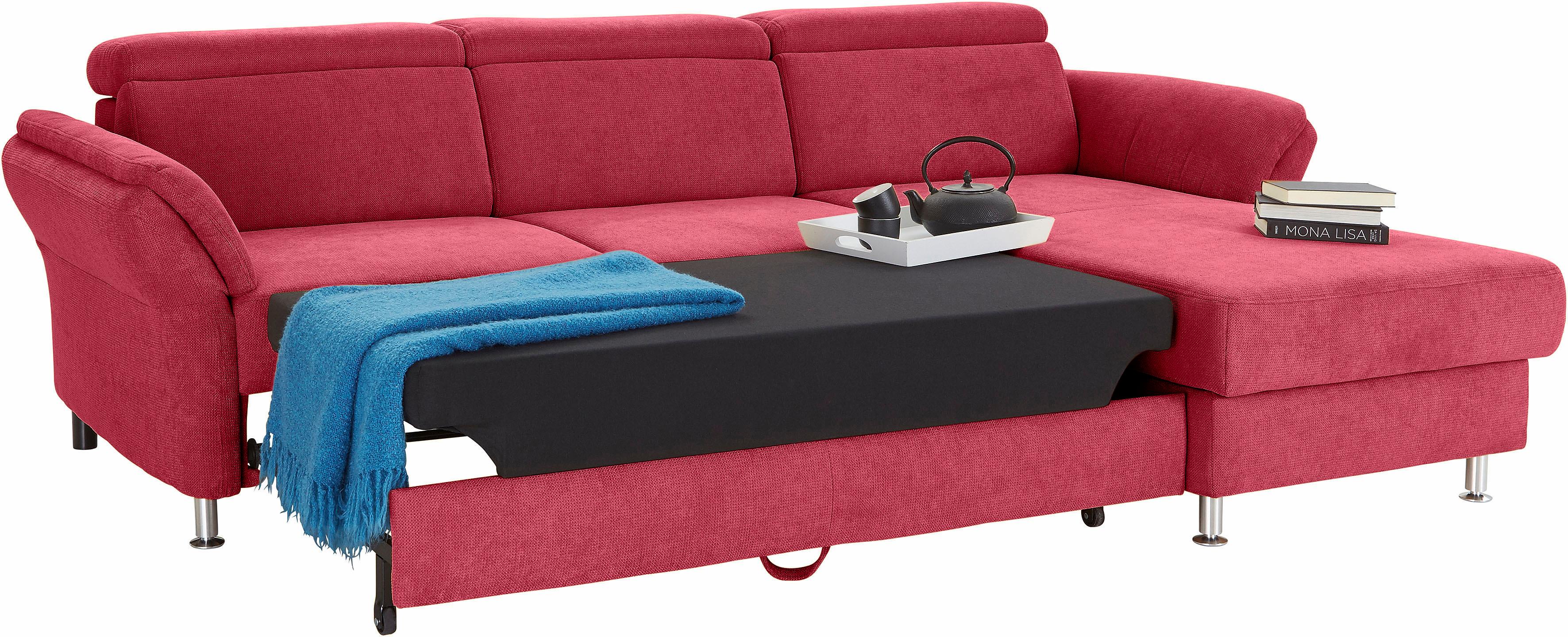 Thumbnail - sit&more Ecksofa "Avignon L-Form", Kopfteilverstellung, wahlweise mit Bettfunktion und Bettkasten