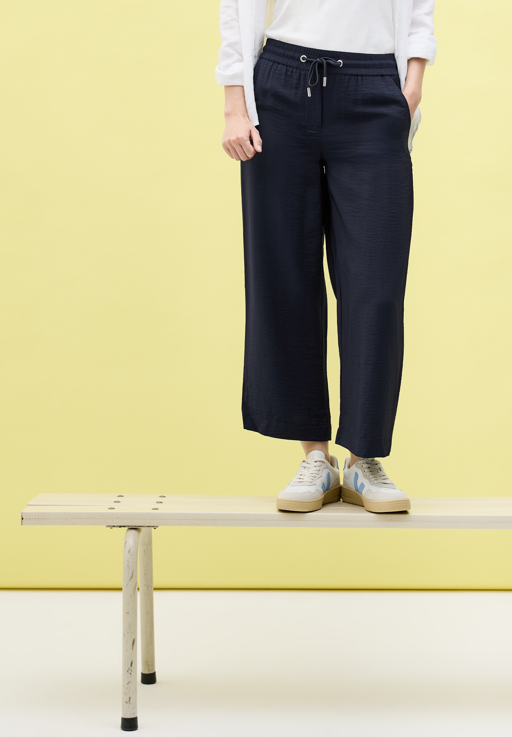 Cecil Stoffhose »Style Neele«, Sommerhose mit elastischem Bund