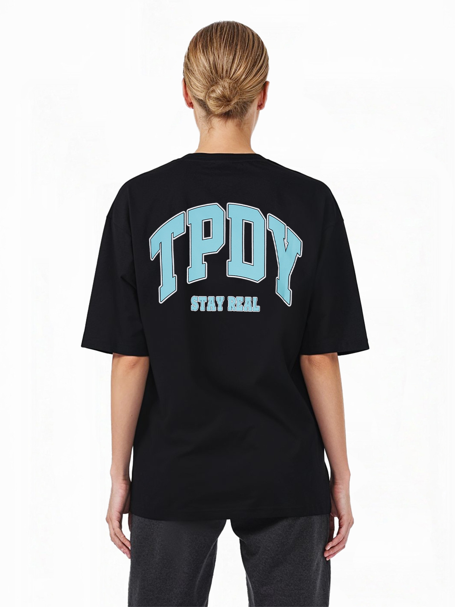 trueprodigy Oversize-Shirt "Arin F Logo Print Oversized Rundhals"