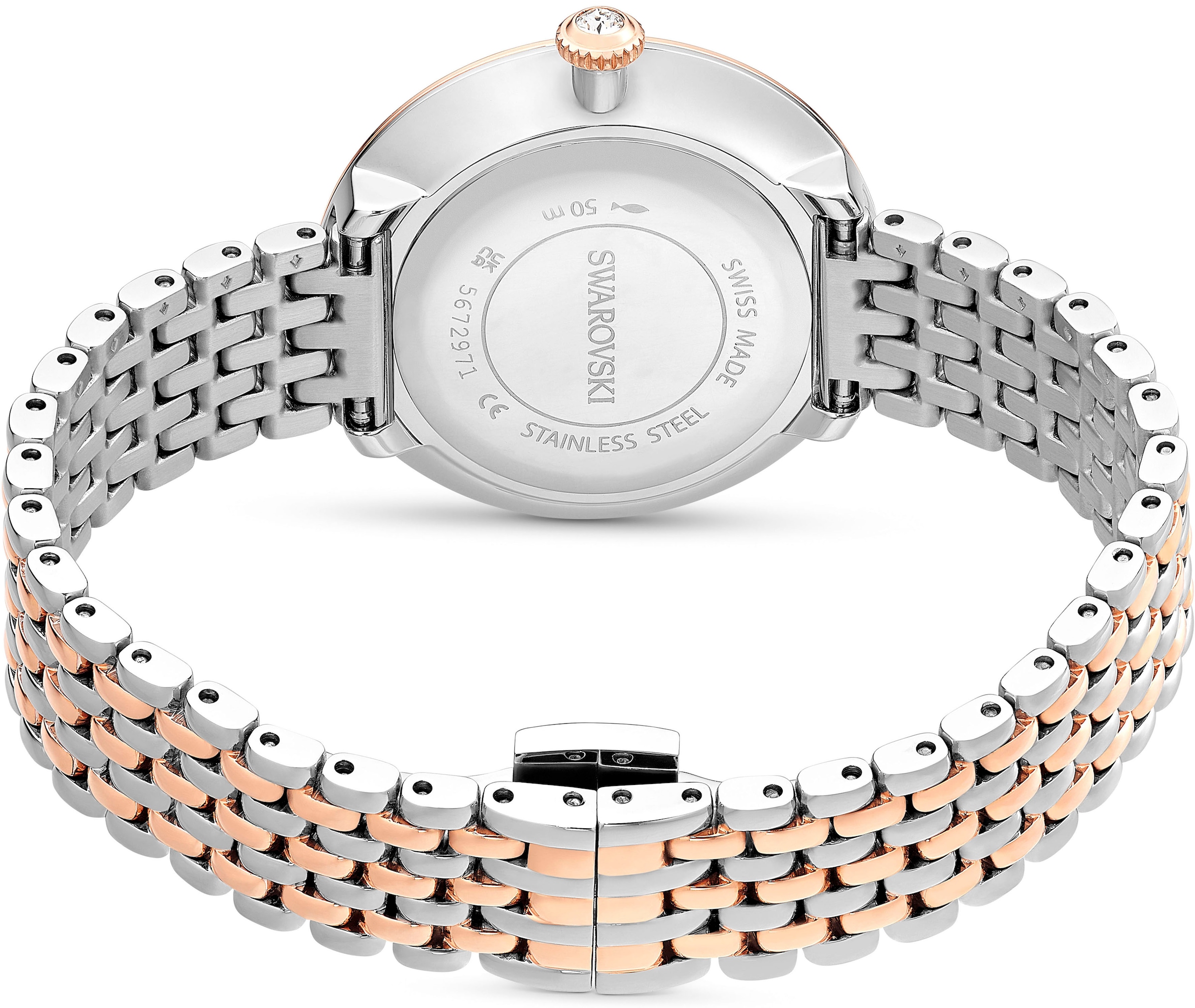 Swarovski Quarzuhr »CERTA«, Armbanduhr, Damenuhr, Swarovski-Kristalle, Swiss Made