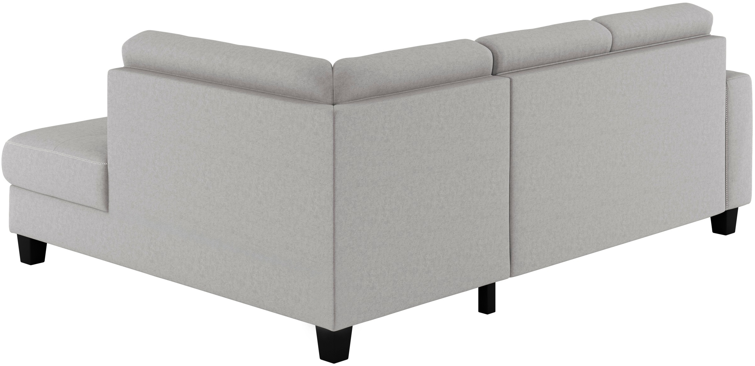 Places of Style Ecksofa »Varese«, Kreuznaht in beige
