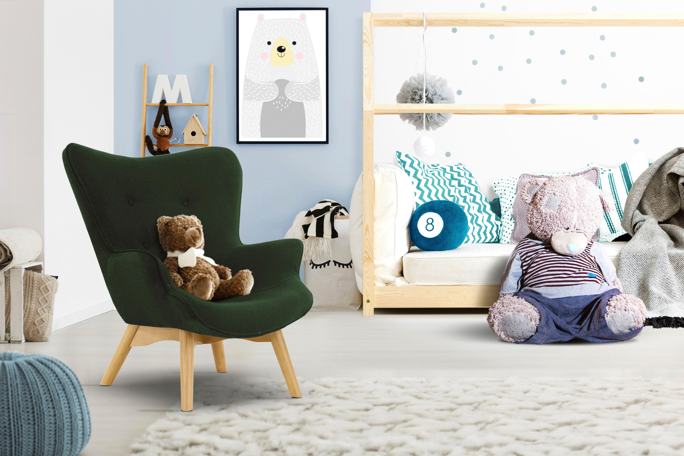 Home affaire Sessel "Duca Mini" in kleiner Ausführung für Kinder günstig online kaufen