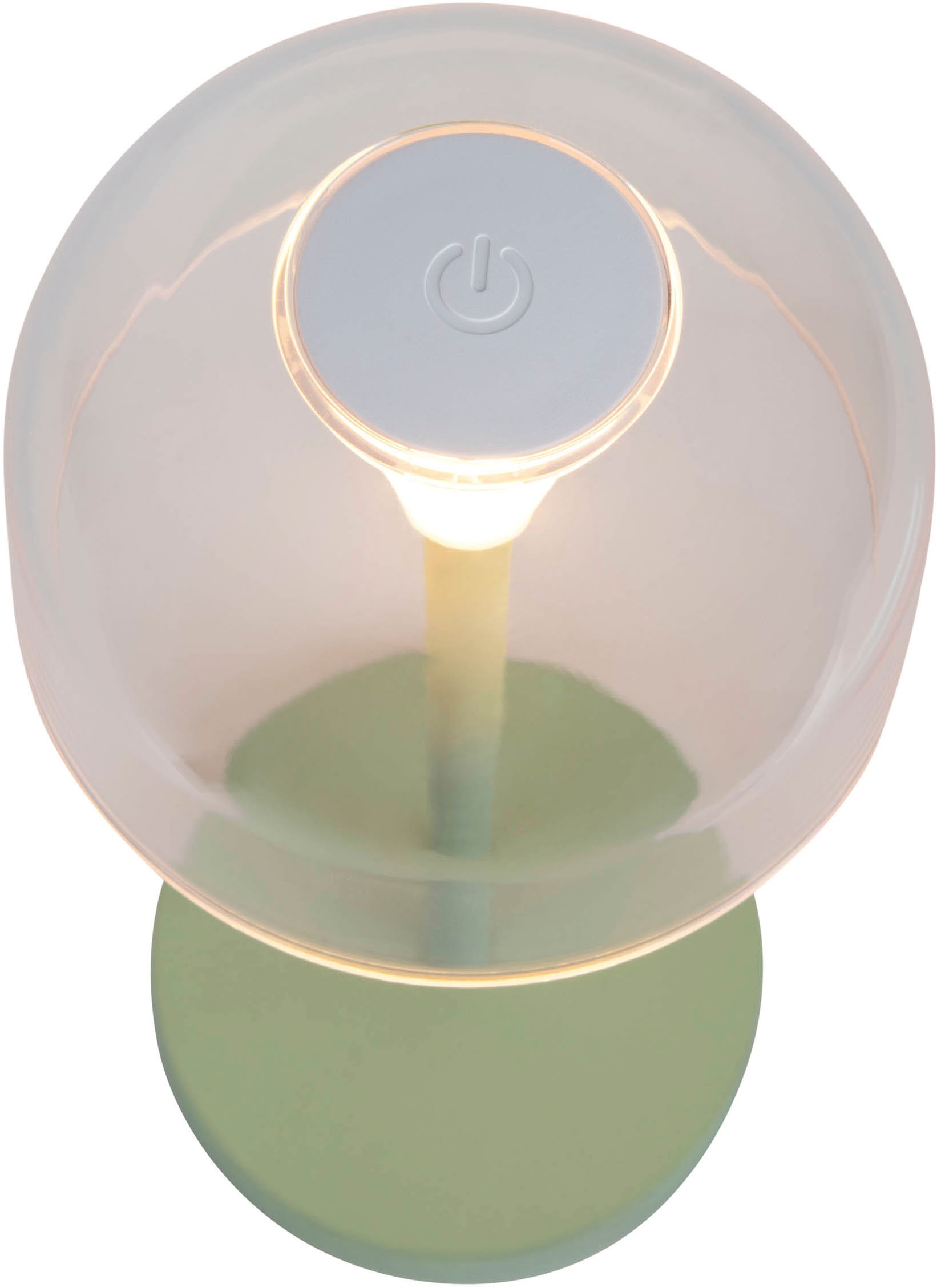 näve LED Tischleuchte »Gomba 18,5 cm«, 2er-Set, Leuchtmittel LED-Modul | LED fest integriert, über USB-Kabel aufladbar, Memoryfunktion, stufenlos dimmbar