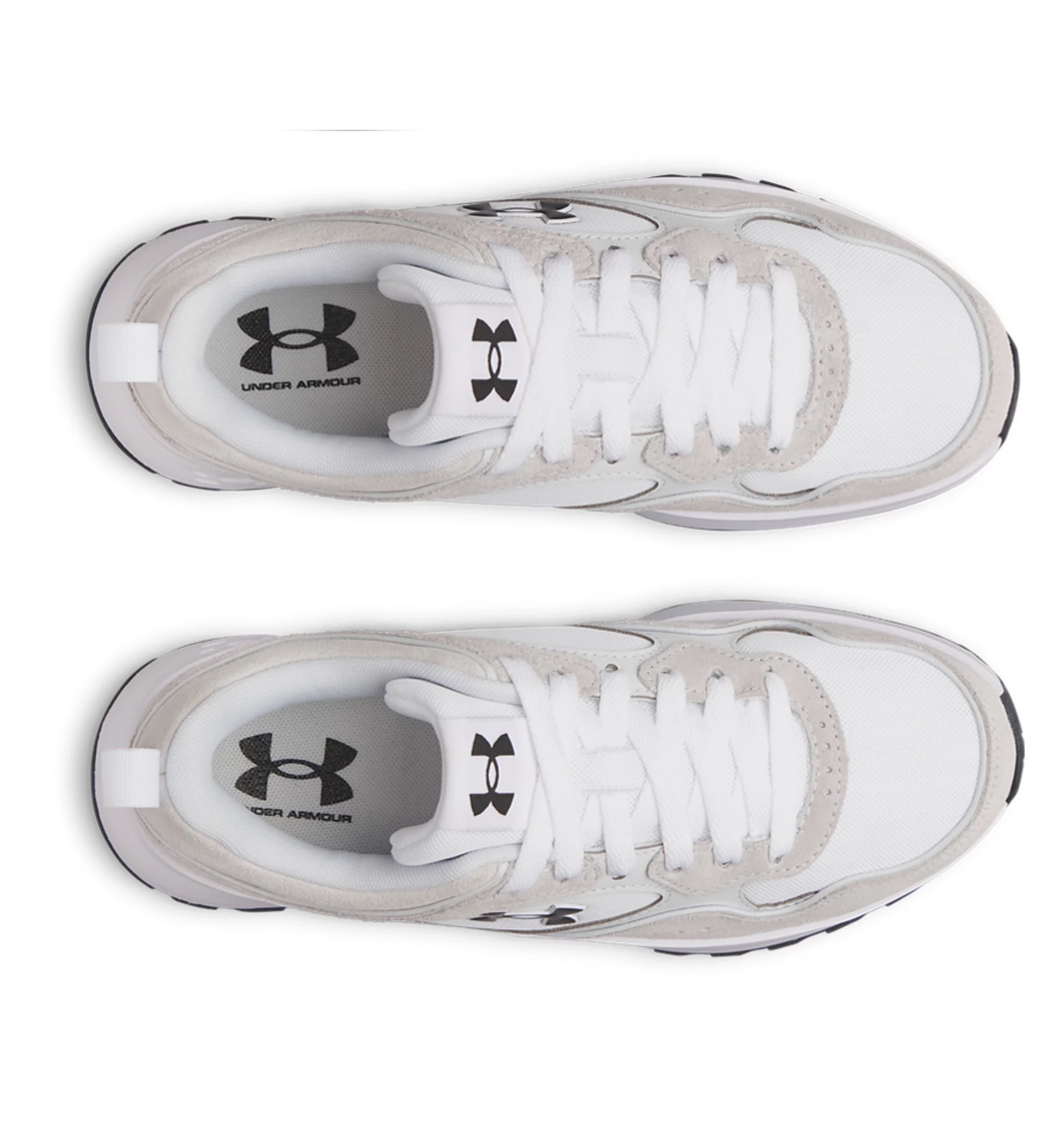 Under Armour UA W Mirage Sport Sneaker White/Halo Gray/Black 40 3