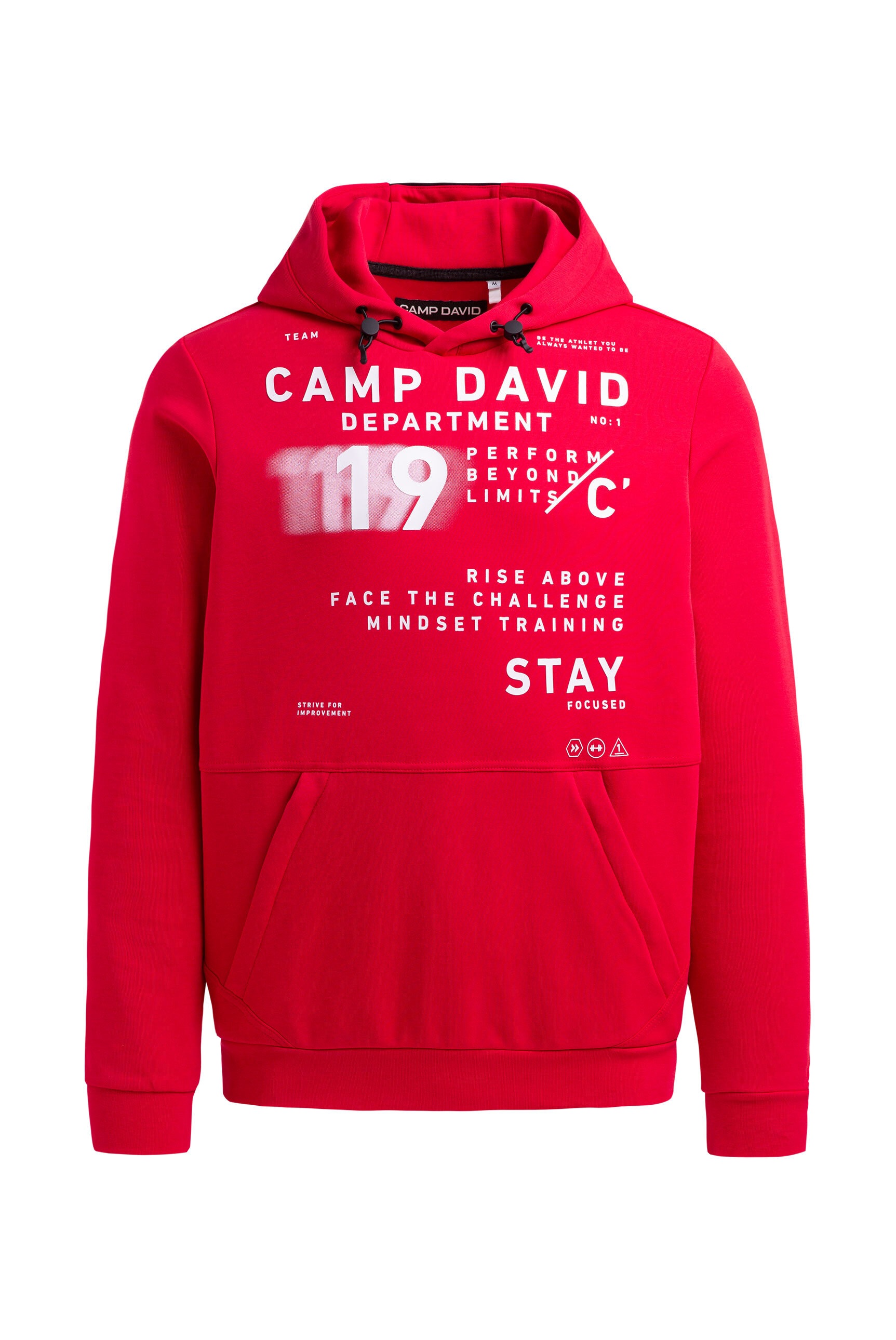 CAMP DAVID Kapuzensweatshirt, Kapuze mit verstellbarem Gummizug günstig online kaufen