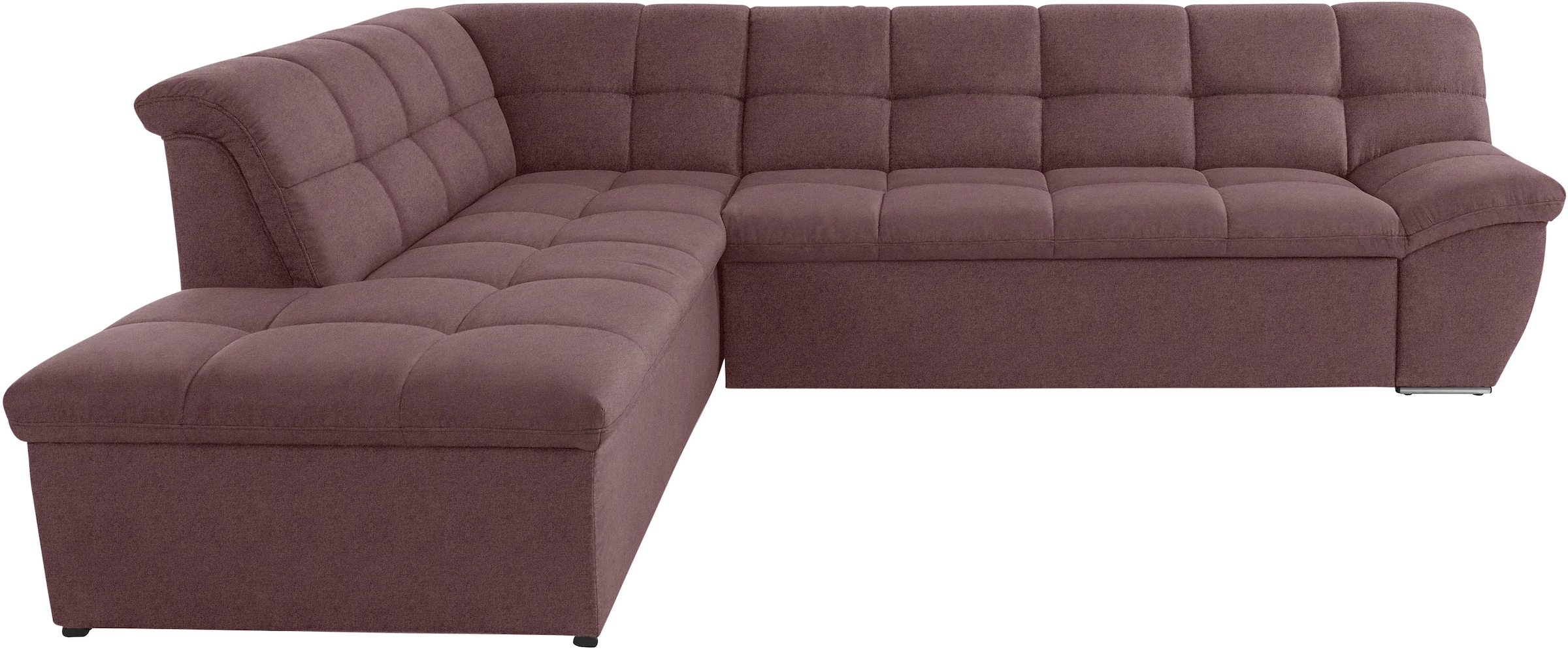 DOMO collection Ecksofa »Lagoa L-Form«, wahlweise mit Bettfunktion, frei im Raum stellbar, große Farbvielfalt