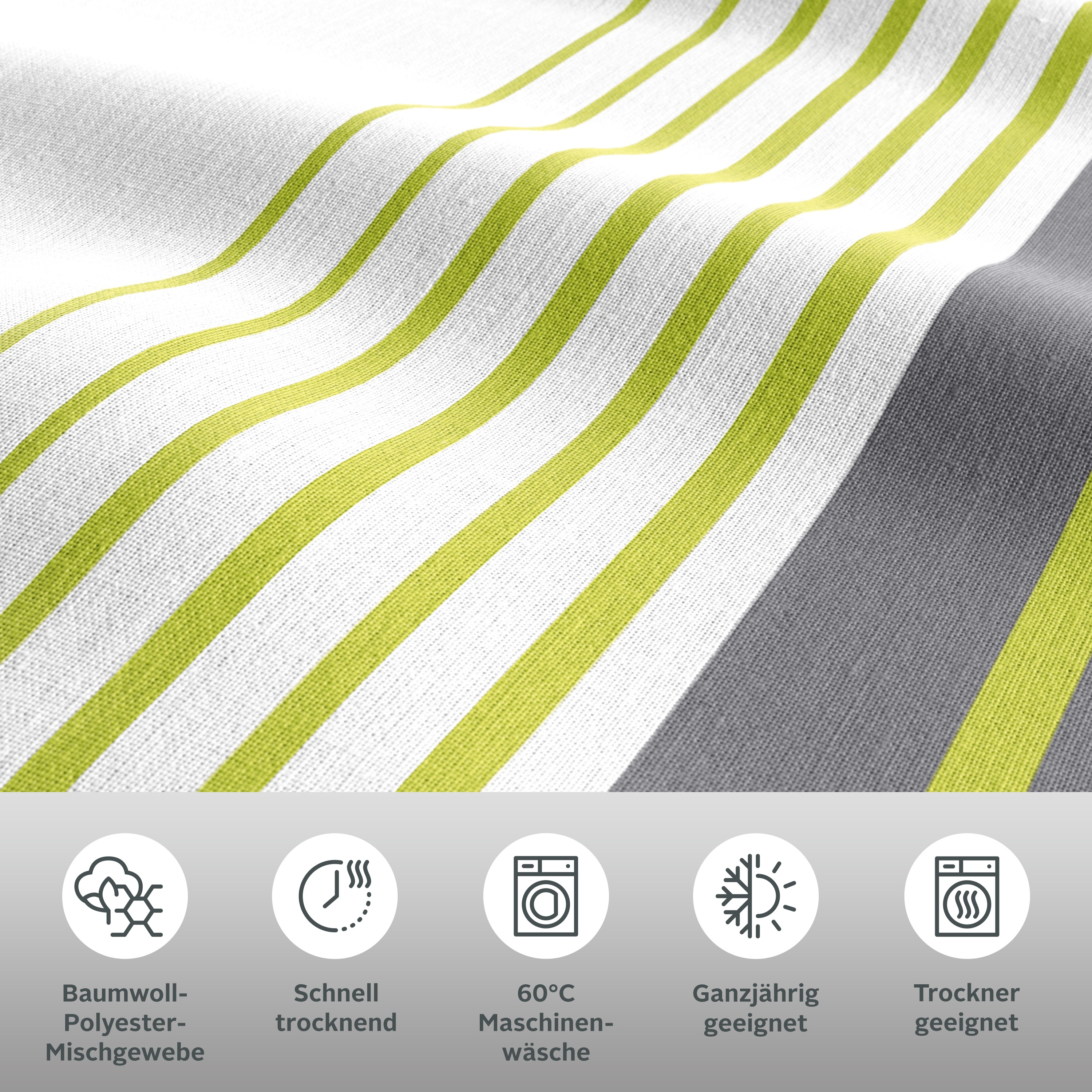 Thumbnail - my home Bettwäsche "Area in Gr. 135x200 oder 155x220 cm" 2 Stk. tlg. Bettwäsche in verschiedenen Qualitäten