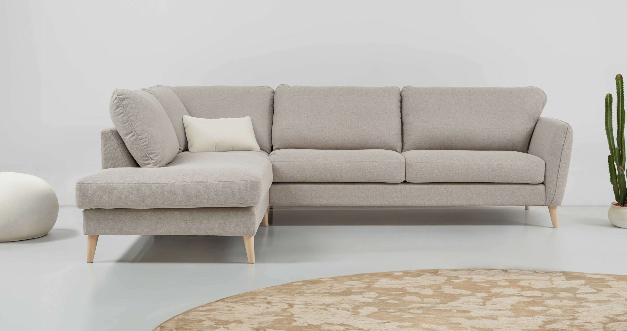 Home affaire Ecksofa "MARSEILLE 278/202 cm, L-Form, Ottom. rechts/links, ve günstig online kaufen