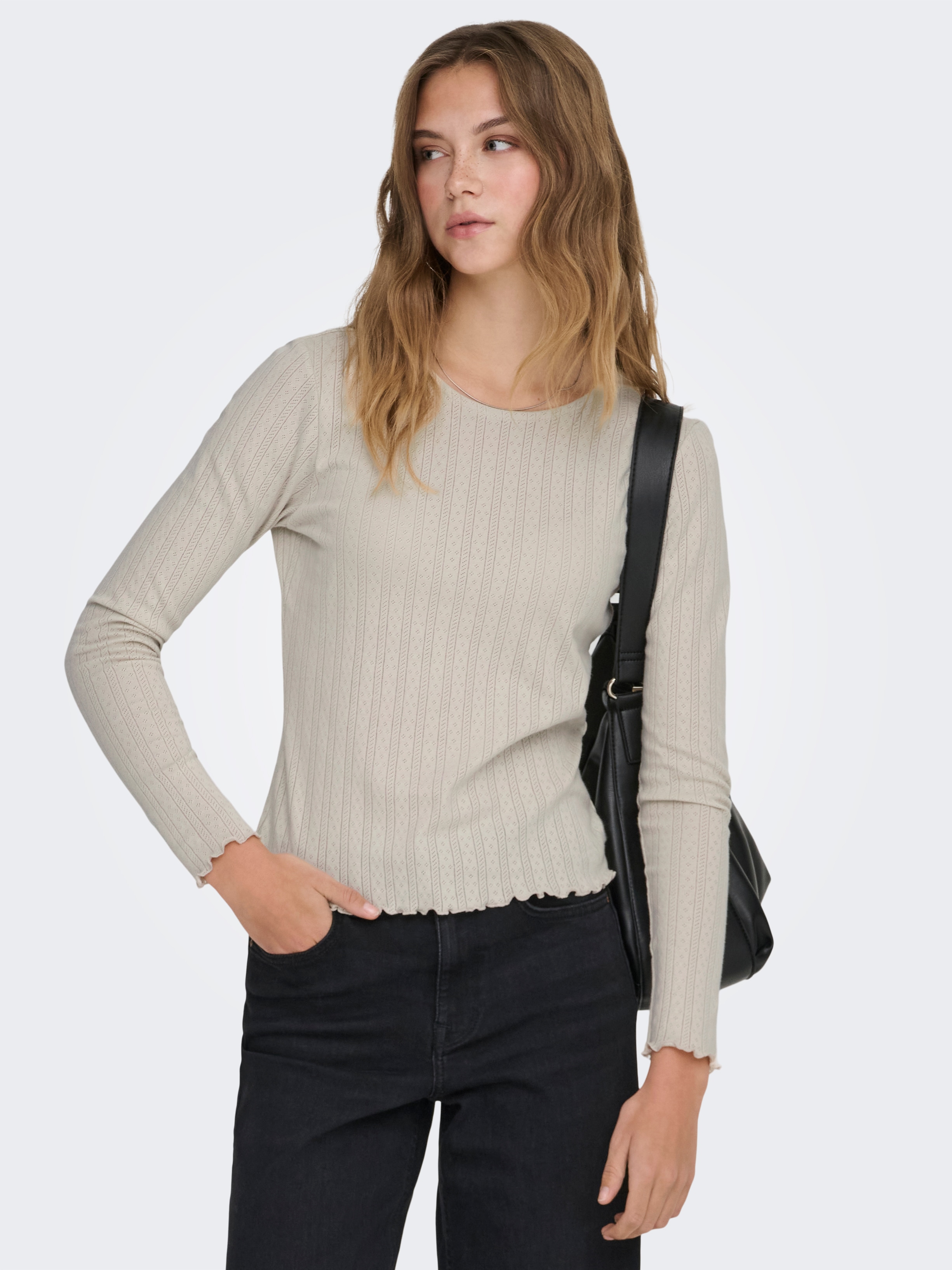 Only Langarmshirt "Onlcarlotta L/S Top Noos Jrs"