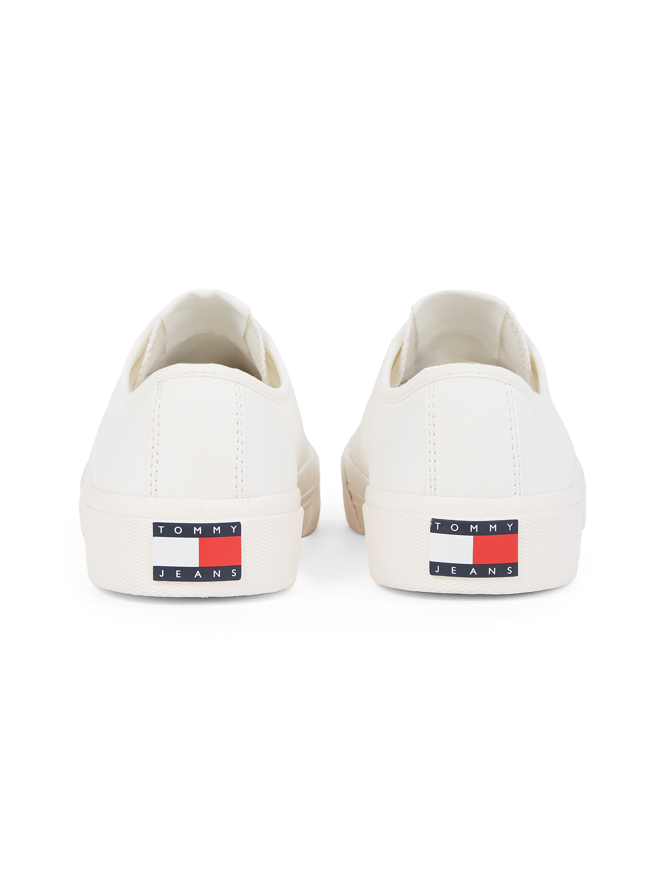 Tommy Jeans Sneaker »TJM LACE UP CANVAS COLOR«, Freizeitschuh, Halbschuh, Schnürschuh mit Logo-Aufnäher an der Zunge