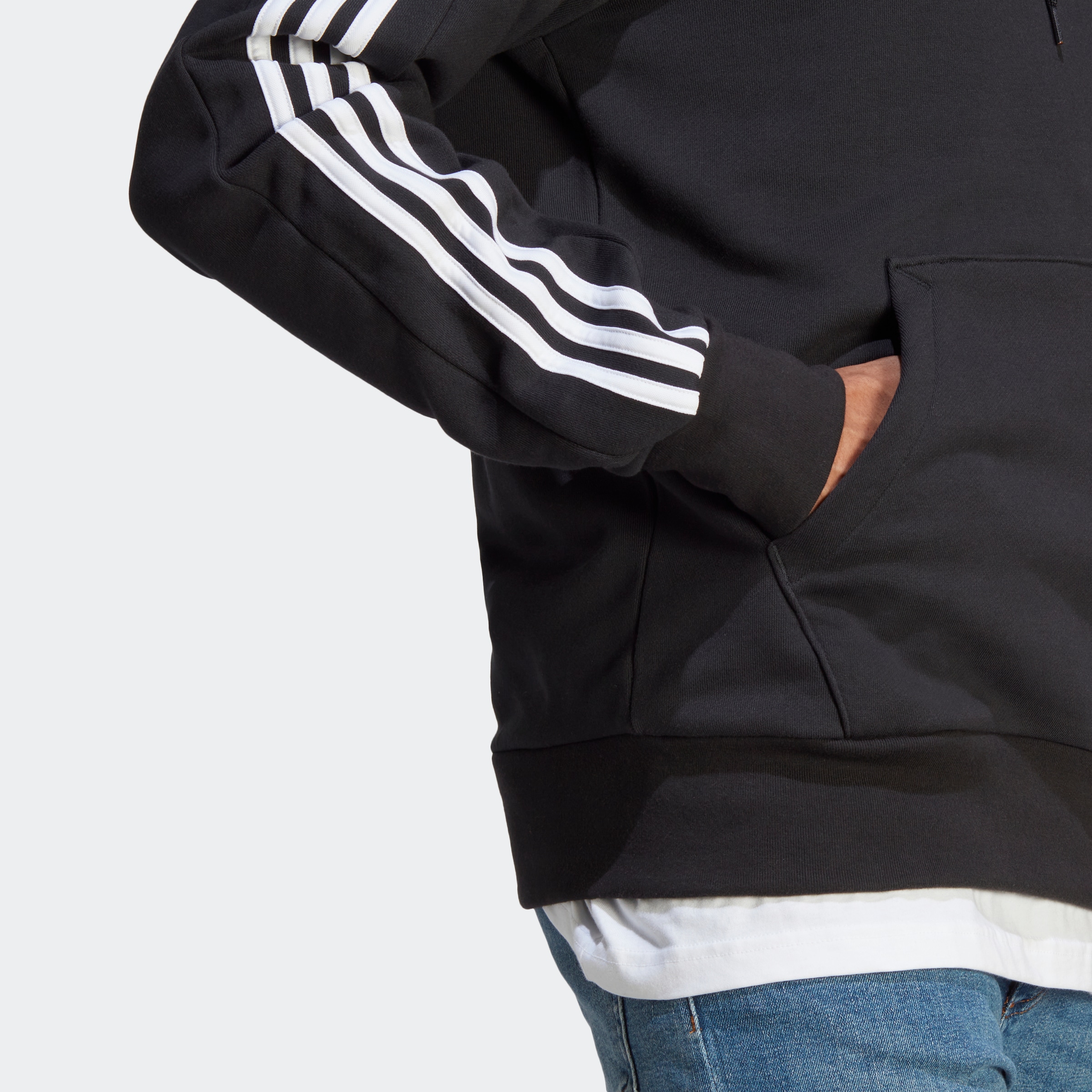 adidas Sportswear Kapuzensweatshirt »ESSENTIALS FRENCH TERRY 3STREIFEN HOODIE«