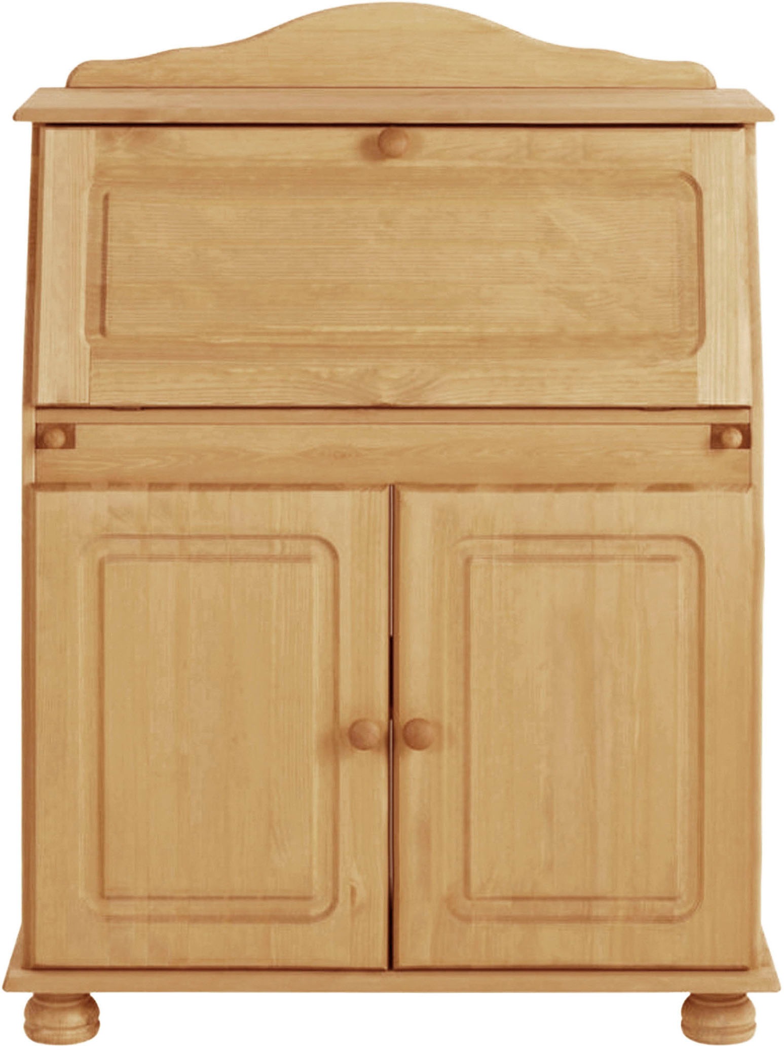 OTTO home "Mette, Schreibtisch im Landhausstil," aus Massivholz, Breite 82 cm