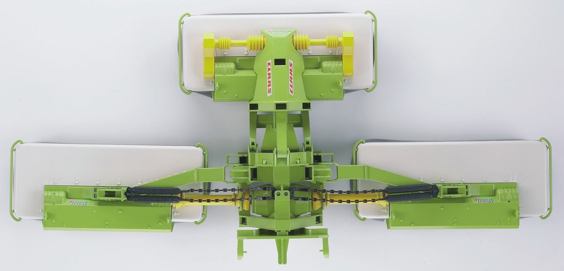Bruder® Spielfahrzeug-Anhänger »Claas Disco Dreifach- Mähwerk 8550 C Plus (02218)«, Made in Europe