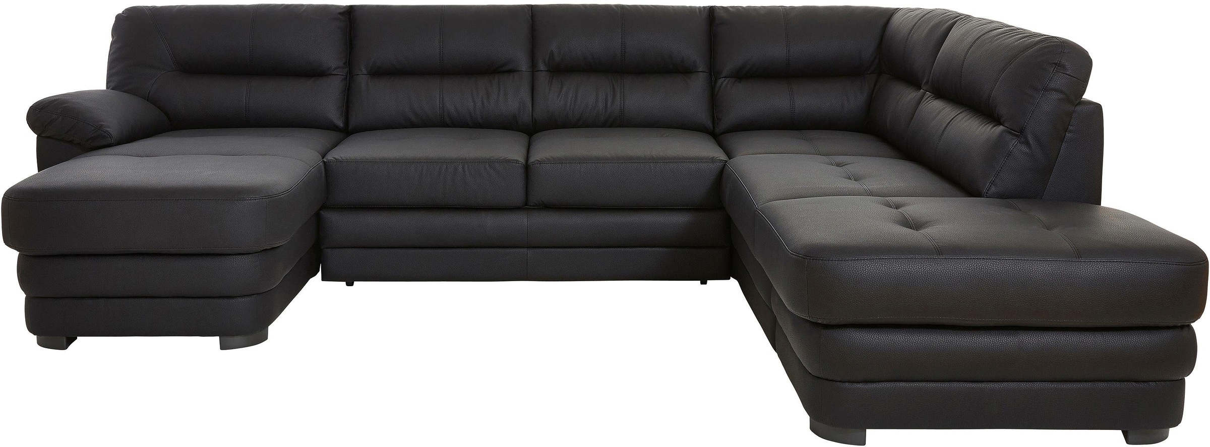 COTTA Polstergarnitur »Royale U-Form«, (Set), Set bestehend aus: Wohnlandschaft & Hocker