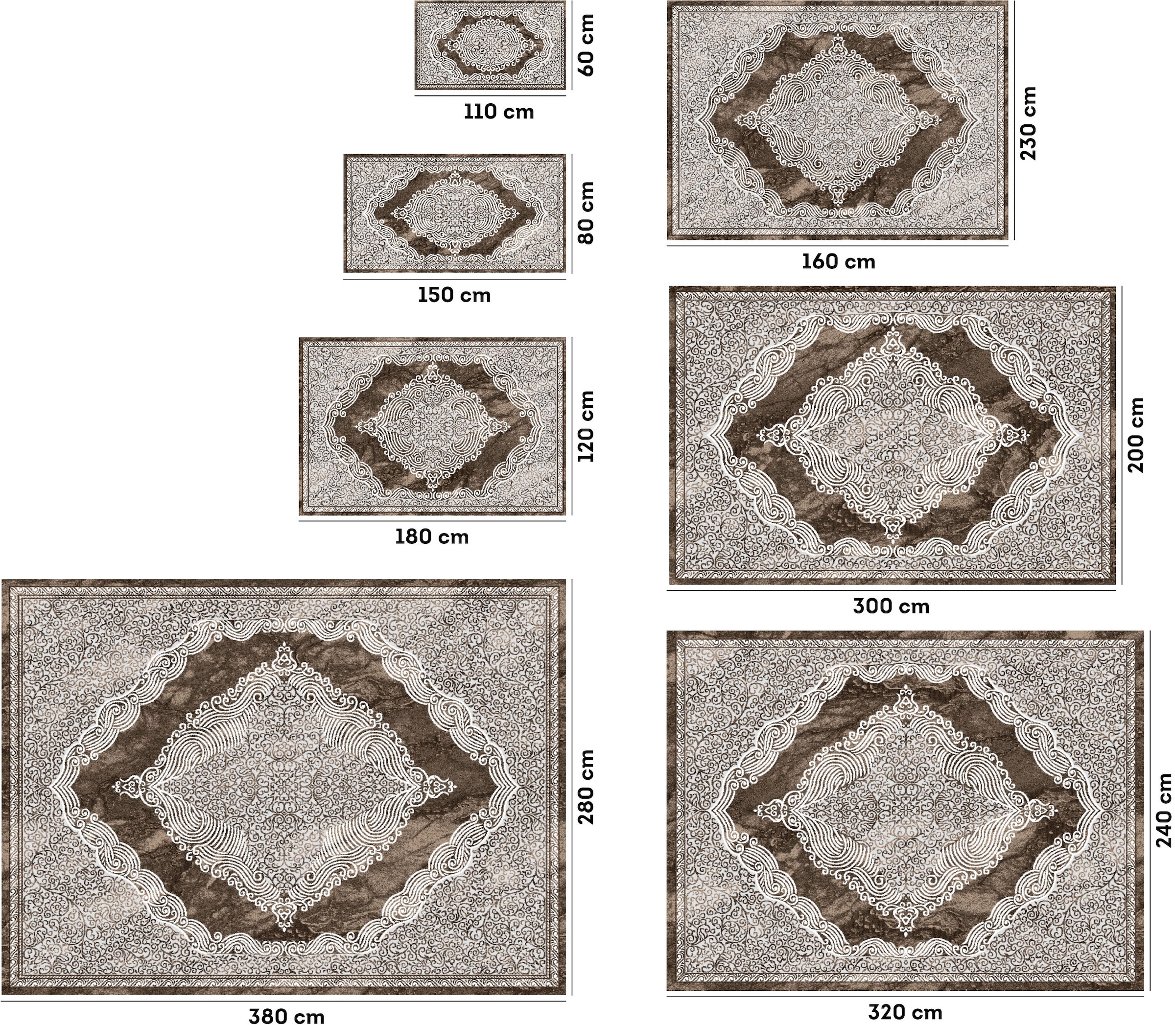 my home Teppich »Harvii, kurzflor«, rechteckig, 8 mm Höhe, Orient-Design, weiche Haptik, Wohnzimmer, Esszimmer, Schlafzimmer