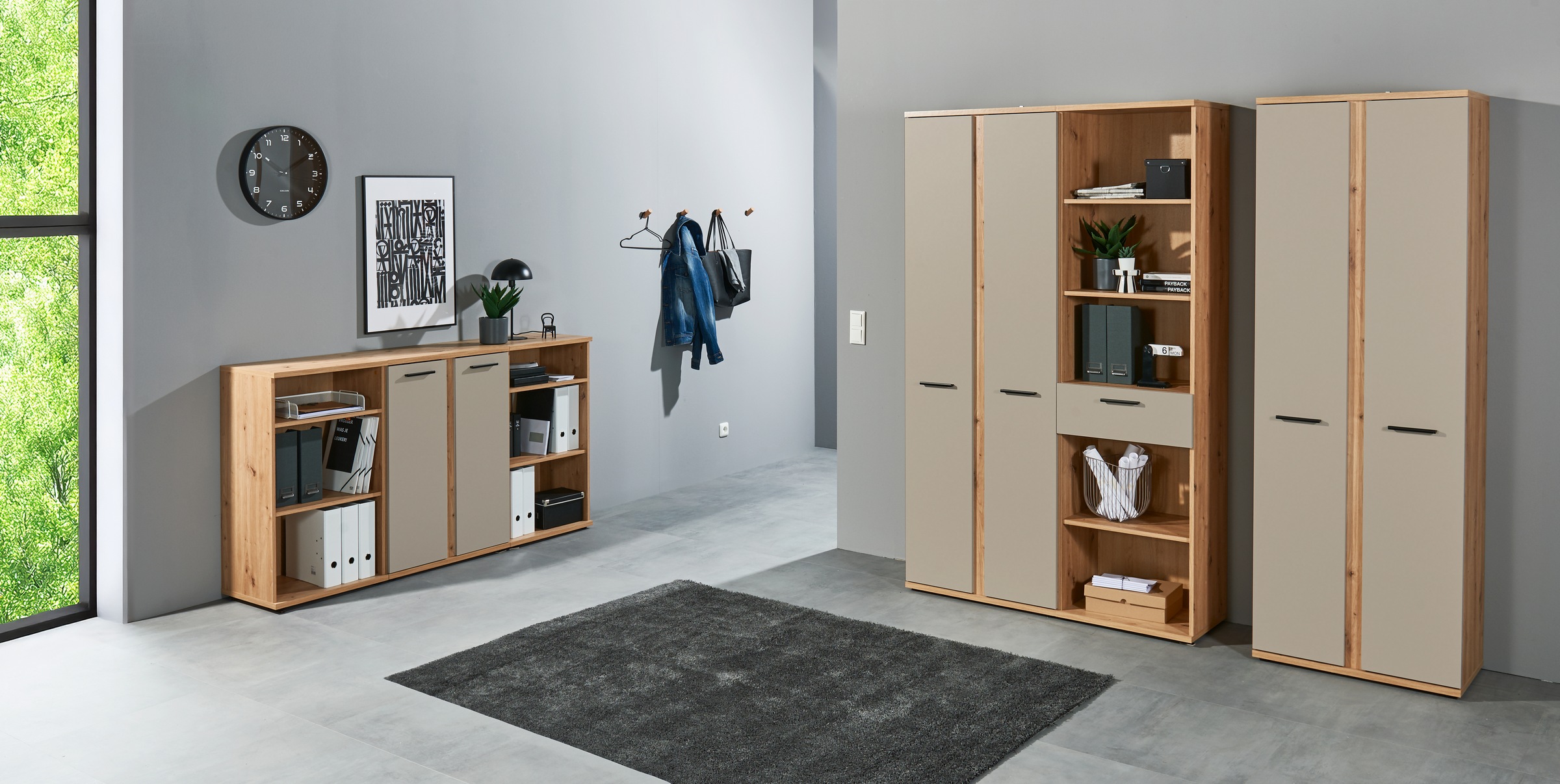 BEGA OFFICE Stauraumschrank »Kanada« 1 Stk. tlg. BxHxT: 68x95x38 cm, Softclose für Türen
