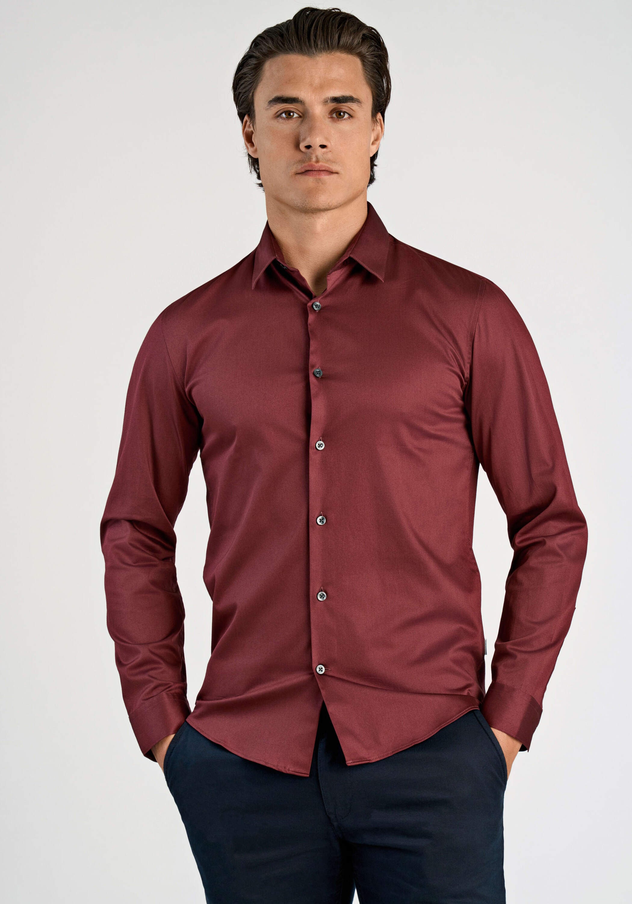 LINDBERGH "Business-Hemd (Langarm) Slim Fit"