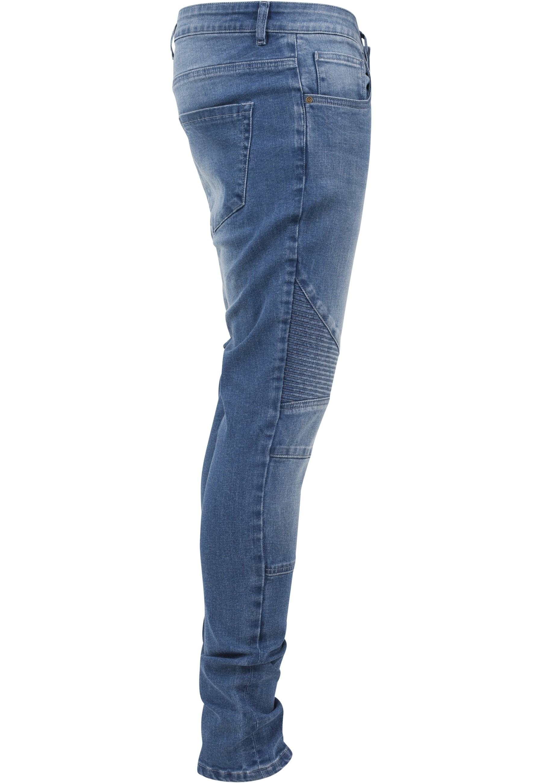 URBAN CLASSICS Bequeme Jeans »Urban Classics Herren Slim Fit Biker Jeans«, (1 tlg.)