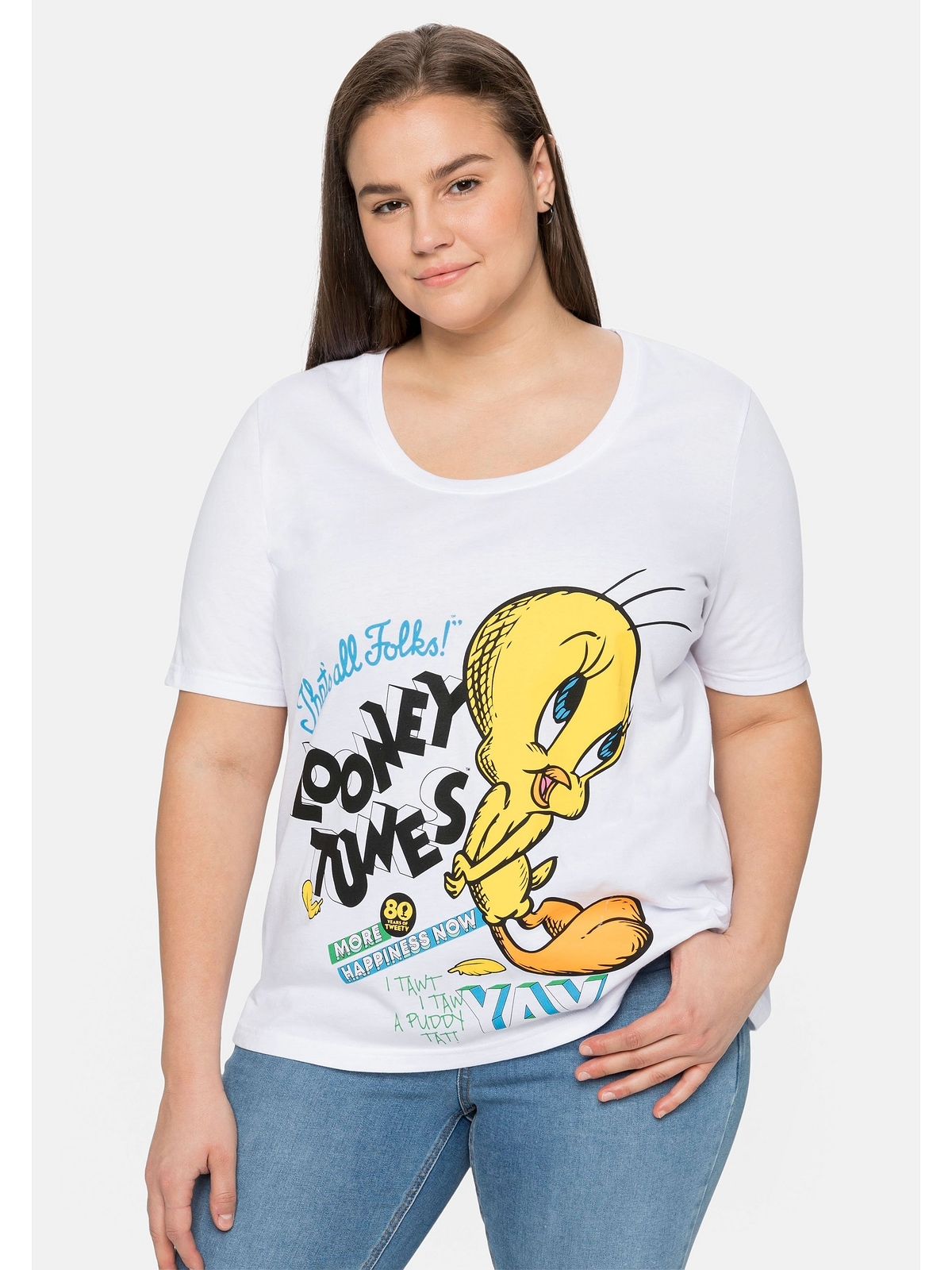 Sheego T-Shirt »Große Größen«, mit Comic-Druck
