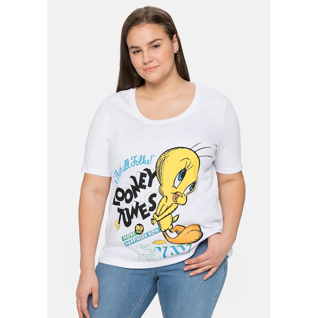 Sheego T-Shirt »Große Größen«, mit Comic-Druck kaufen | BAUR