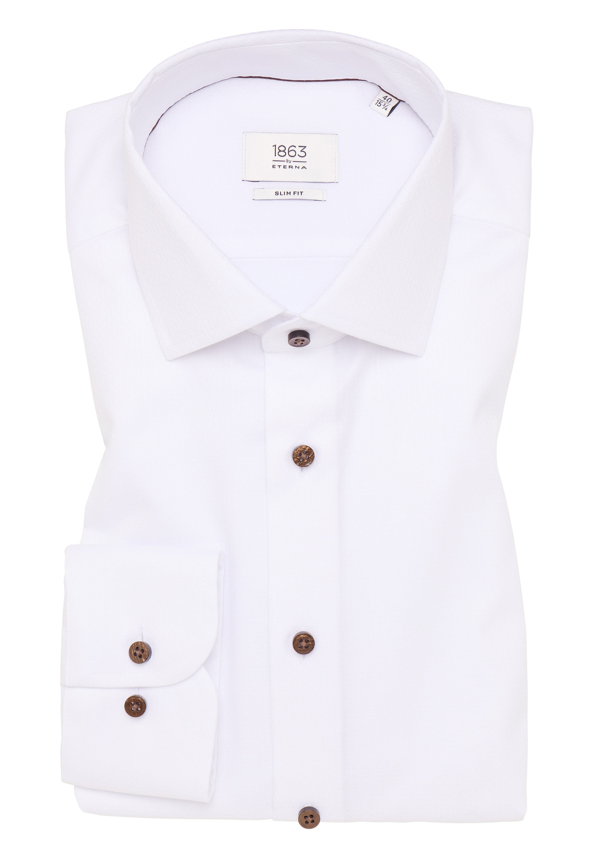 Eterna Langarmhemd »SLIM FIT«, NON IRON (bügelfrei)