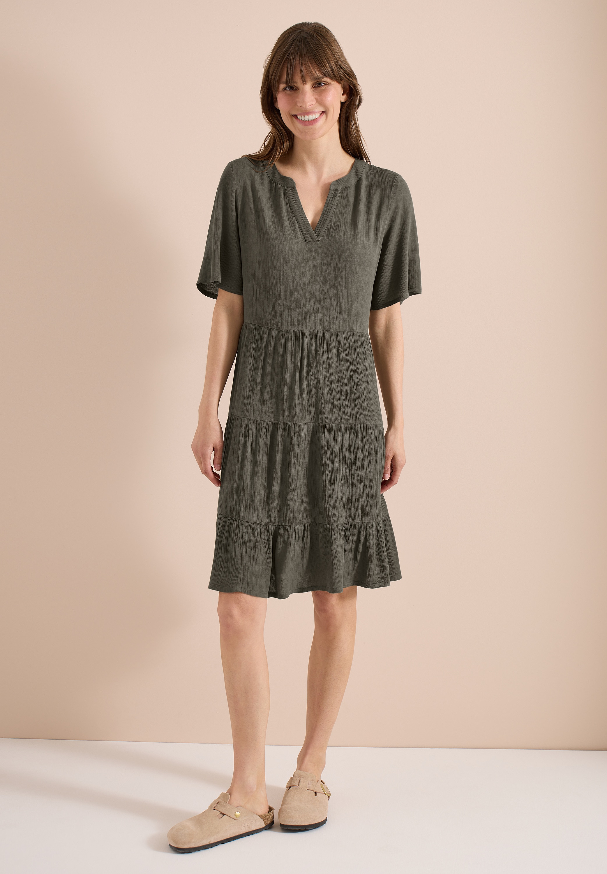 Cecil Sommerkleid Ohne Taschen mit grafischem Muster