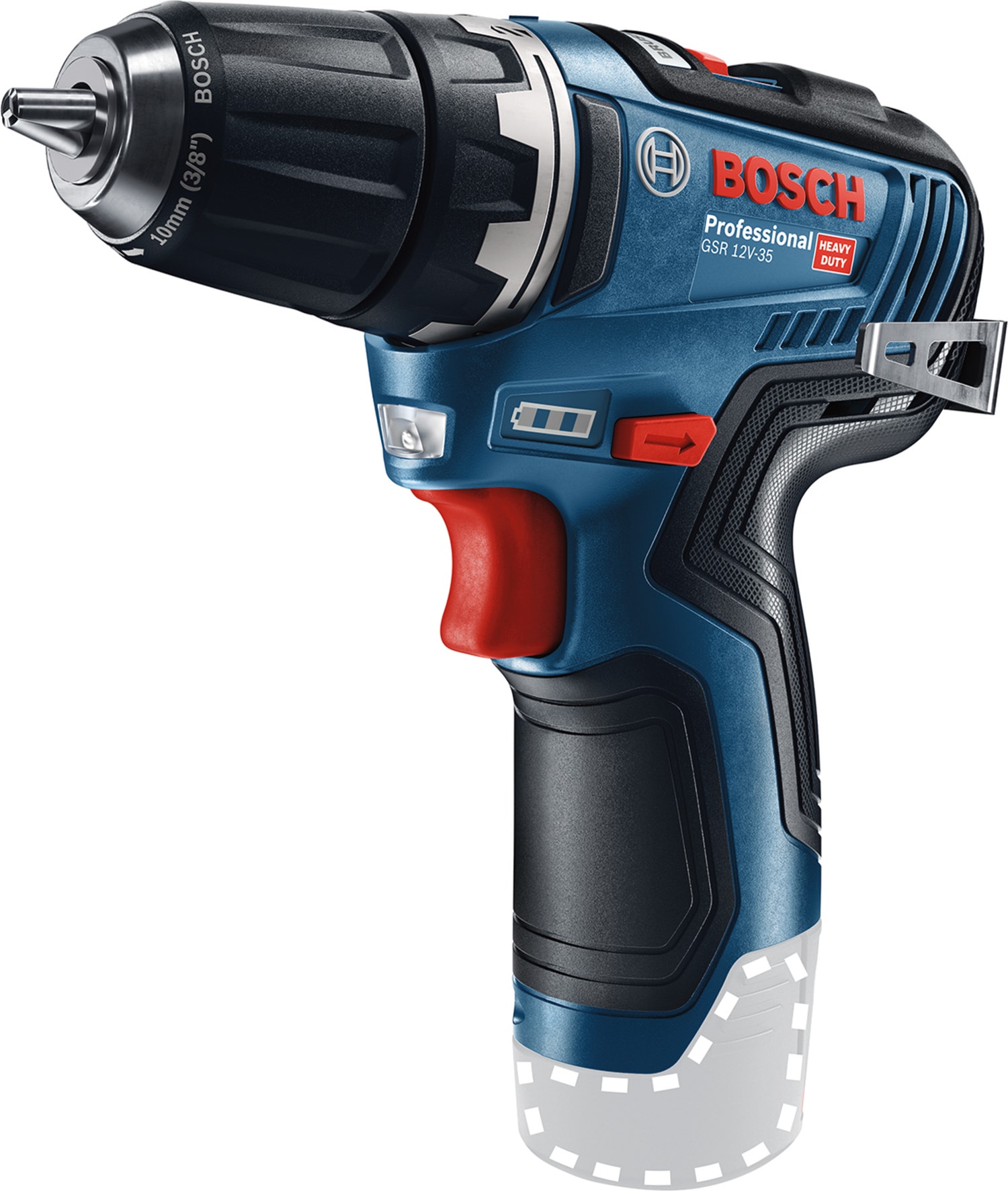 Bosch Professional Akku-Bohrschrauber »»GSR 12V-35««, ohne Akku, ohne Ladegerät