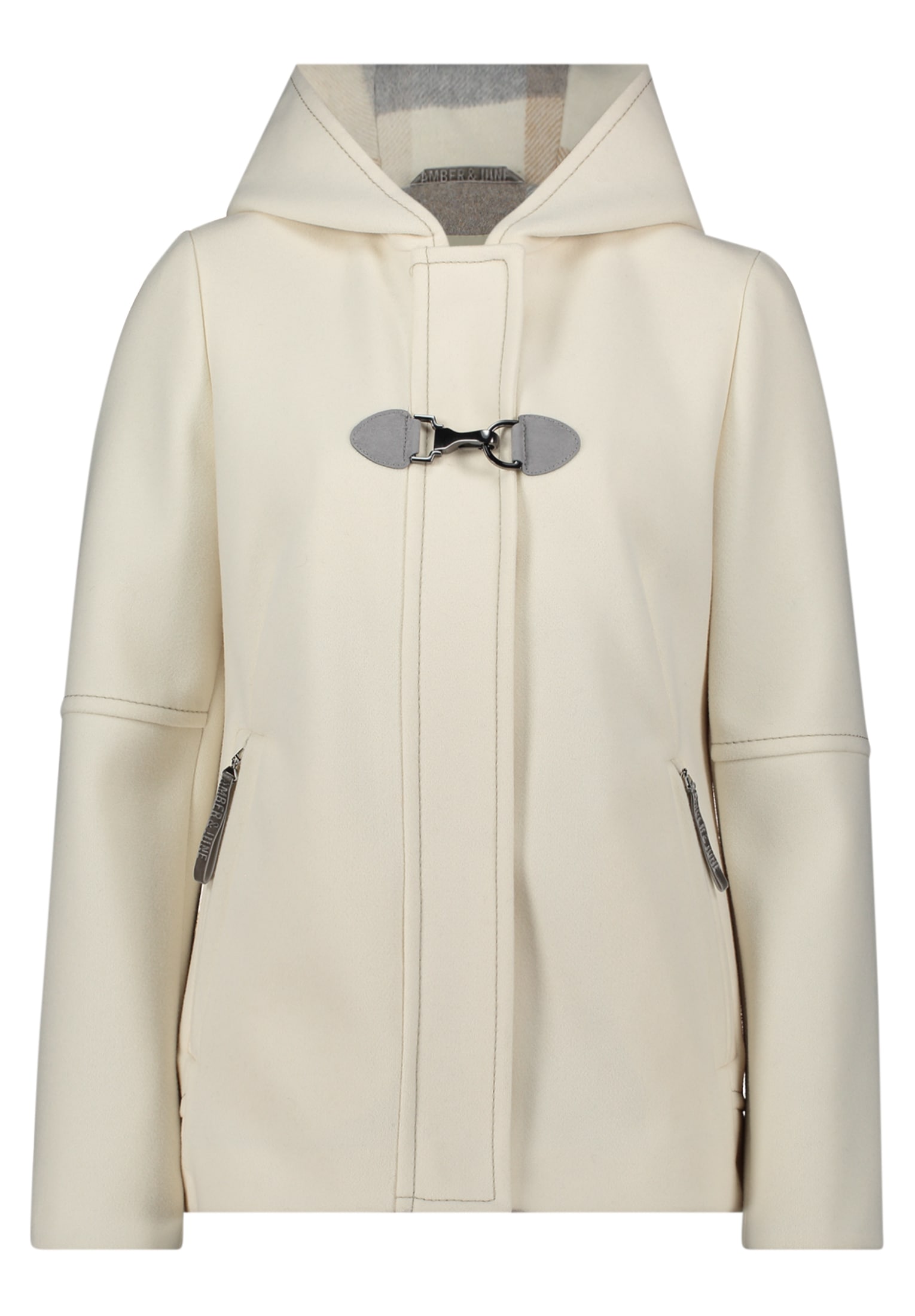 Amber & June Winterjacke "Amber & June Winterjacke mit Kapuze", mit Kapuze günstig online kaufen
