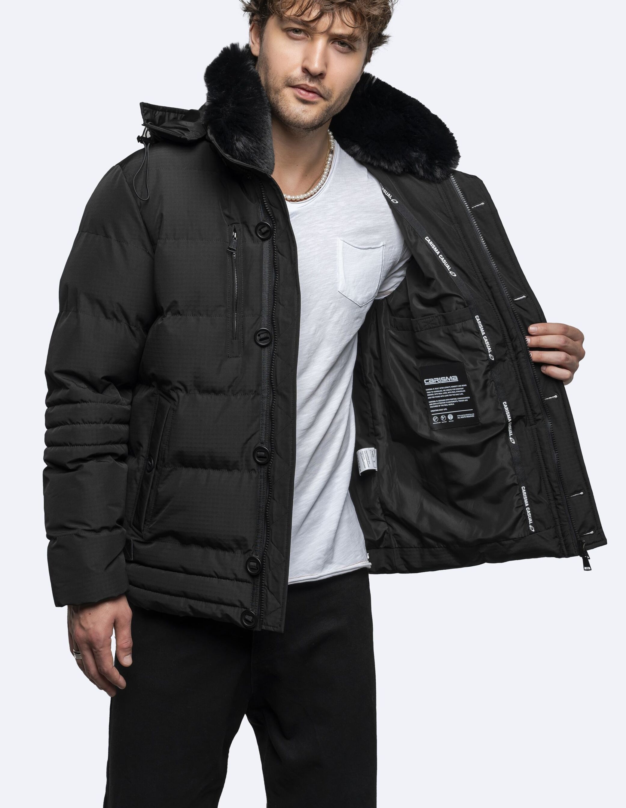 CARISMA Winterjacke »CARISMA Winterjacke 1191 Winterjacke« mit Kapuze mit Kapuze