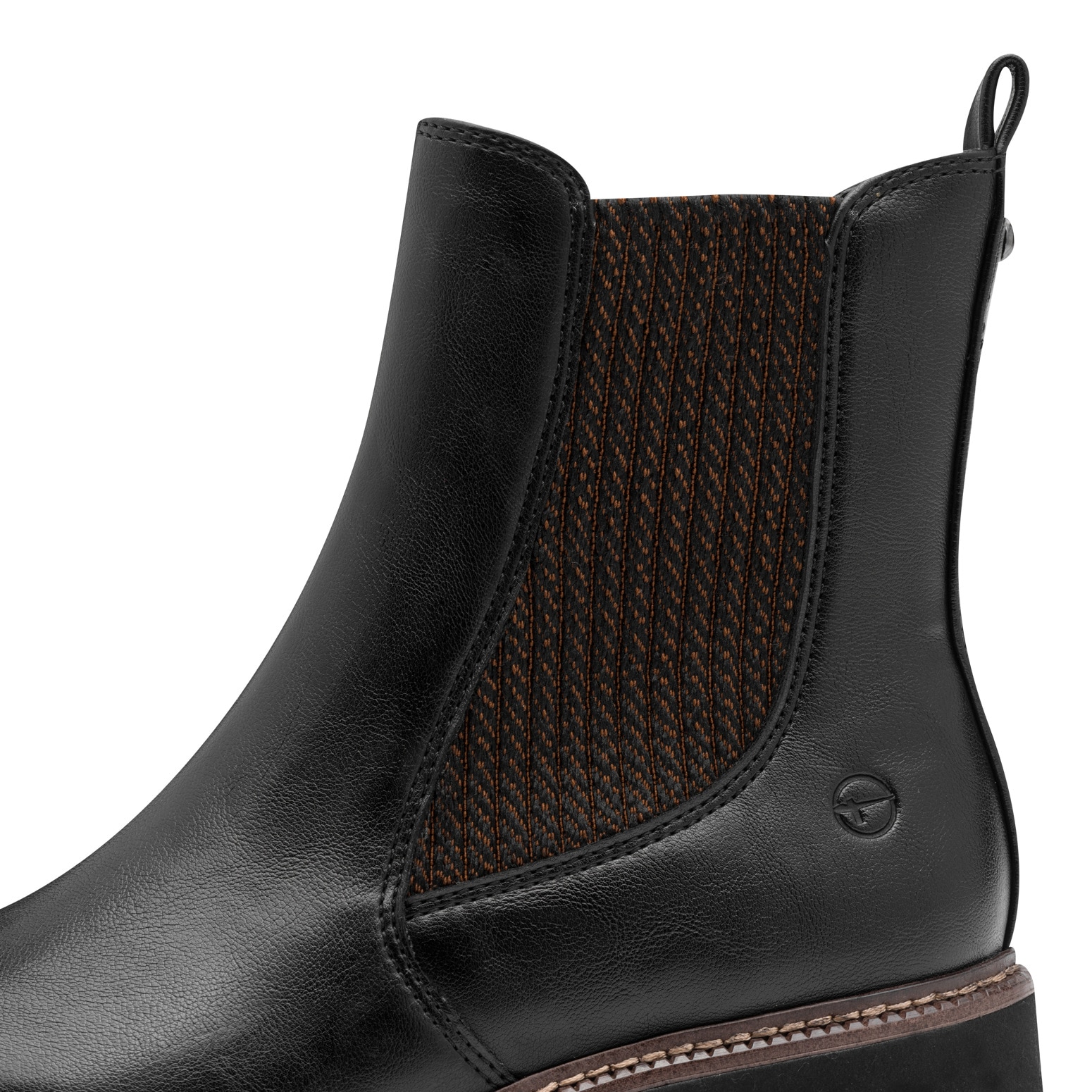 Tamaris Chelseaboots, Businessschuh, Schlupfschuh, Stiefelette mit Stretcheinsätzen