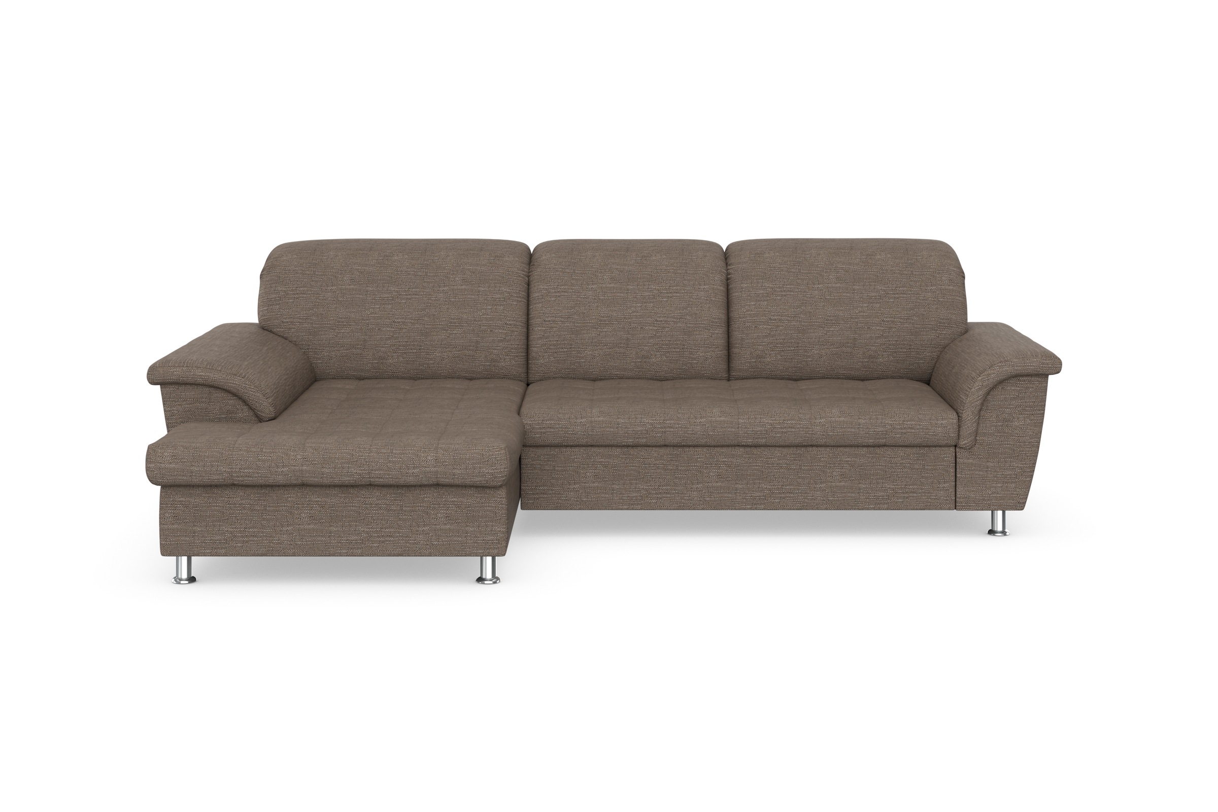 DOMO collection Ecksofa "Franzi Steppung im Sitzbereich B7T/H: 278/162/80 c günstig online kaufen