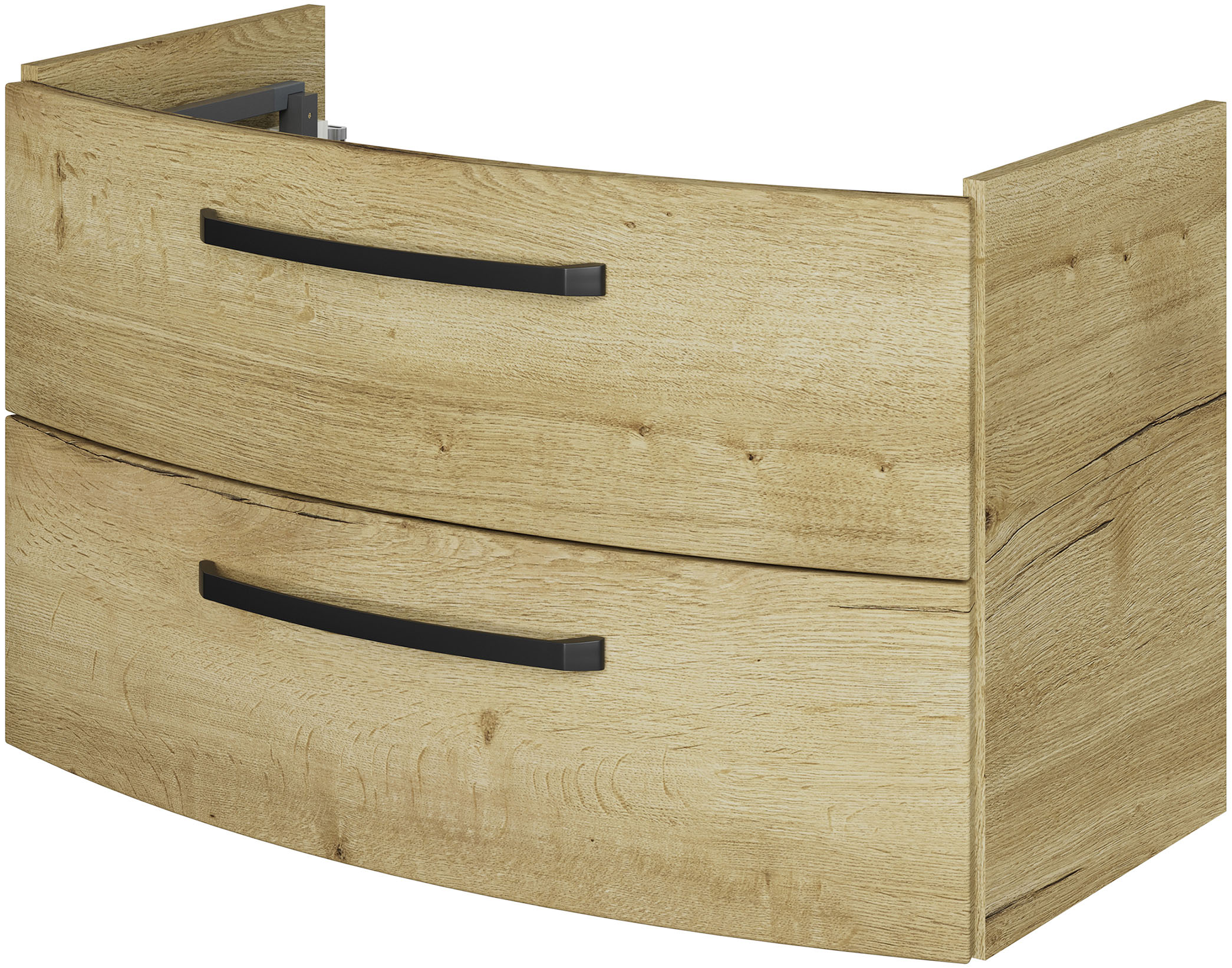 Thumbnail - Saphir Waschtisch "Serie 4010 Keramik-Waschtisch mit Unterschrank, 84 cm breit", Waschplatz mit 2 Schubladen, Badmöbel-S...