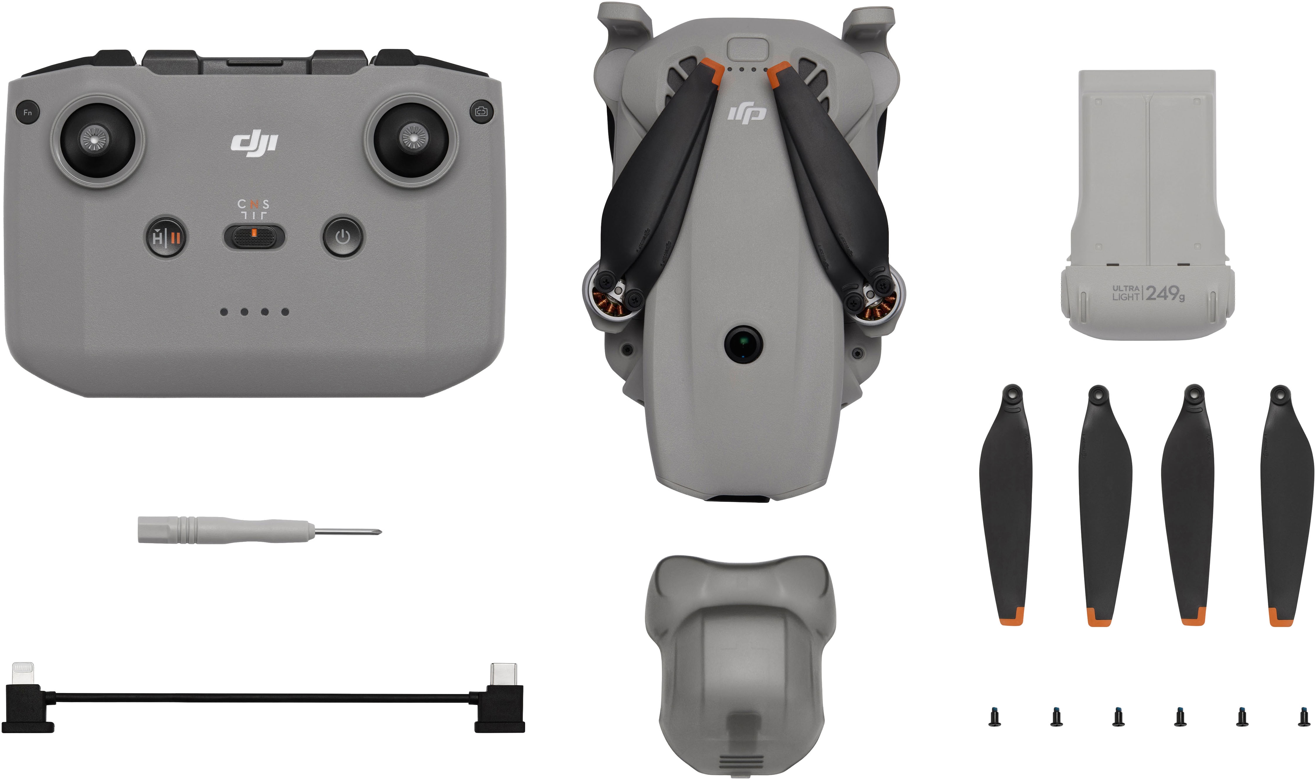 DJI Drohne "Lito X1", weiß (grau), B:25,13cm H:7,94cm T:18,33cm, Drohnen - Bild 6