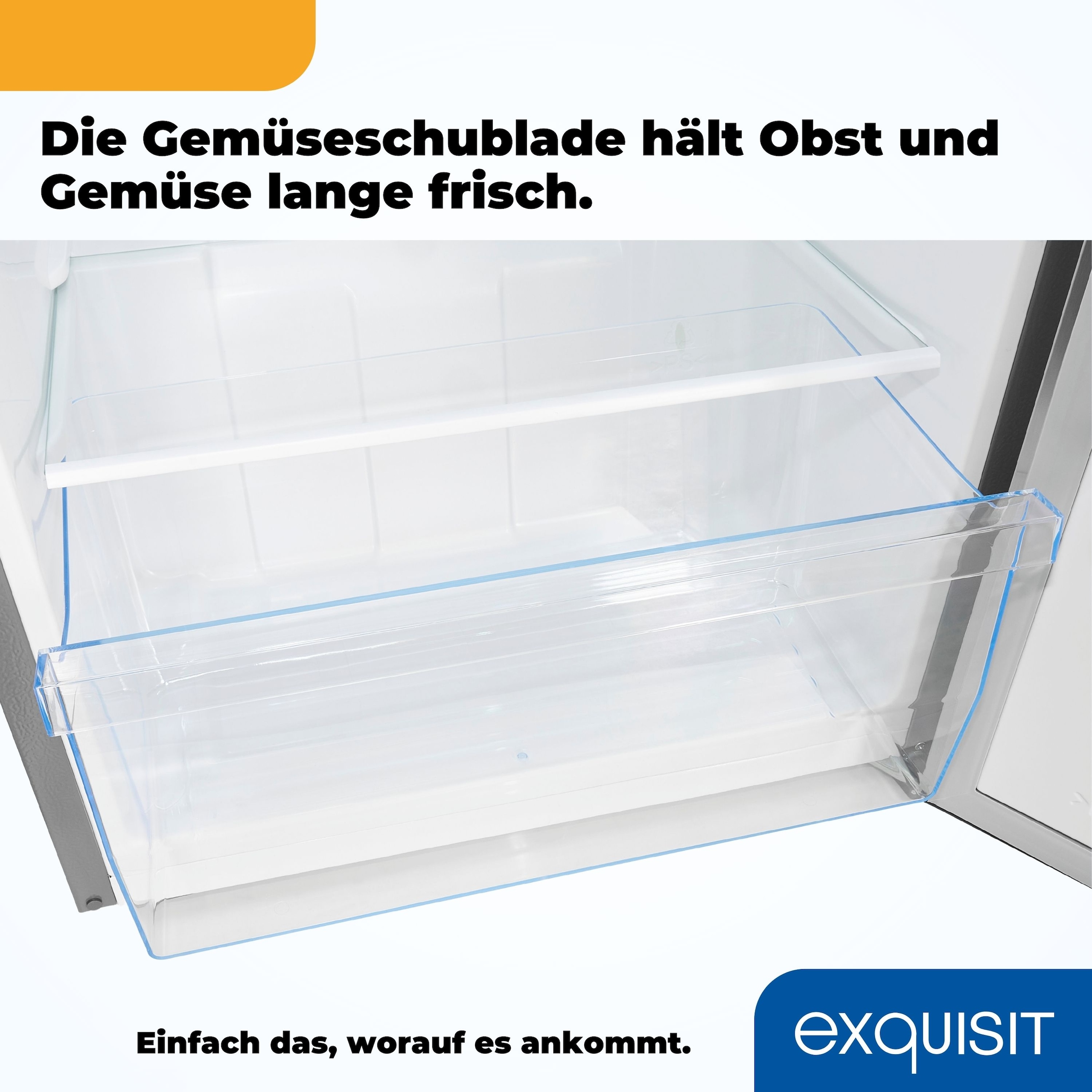 exquisit Vollraumkühlschrank »KS320-V-H-010E«, 242 L Volumen