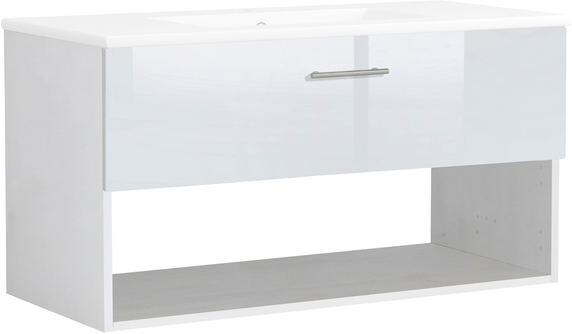 welltime Waschtisch "Trento Light mit Keramik-Auflagebecken", 1 Auzug und 1 günstig online kaufen